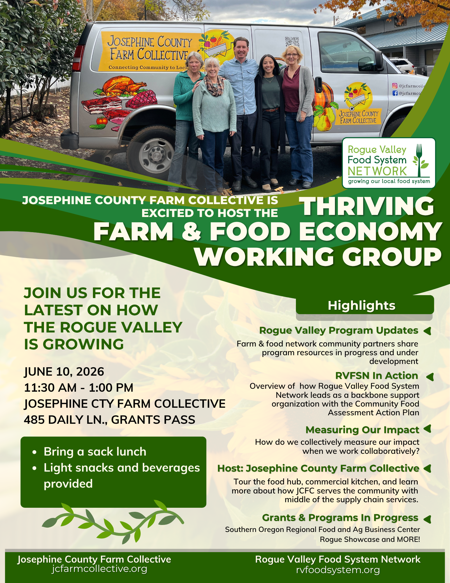 Thriving Food and Farm Economy Working Group