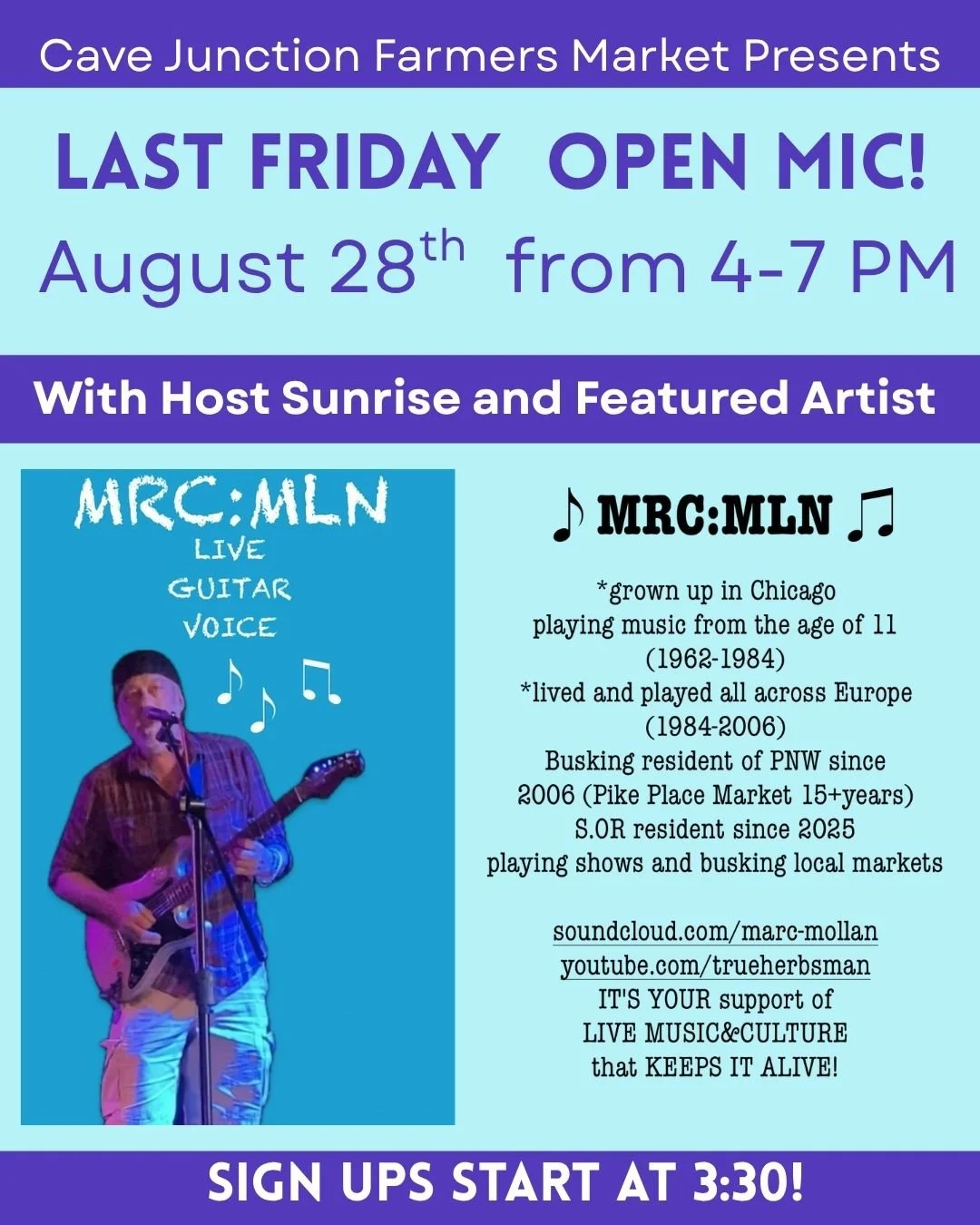 CJFM OPEN MIC ~ every last Friday