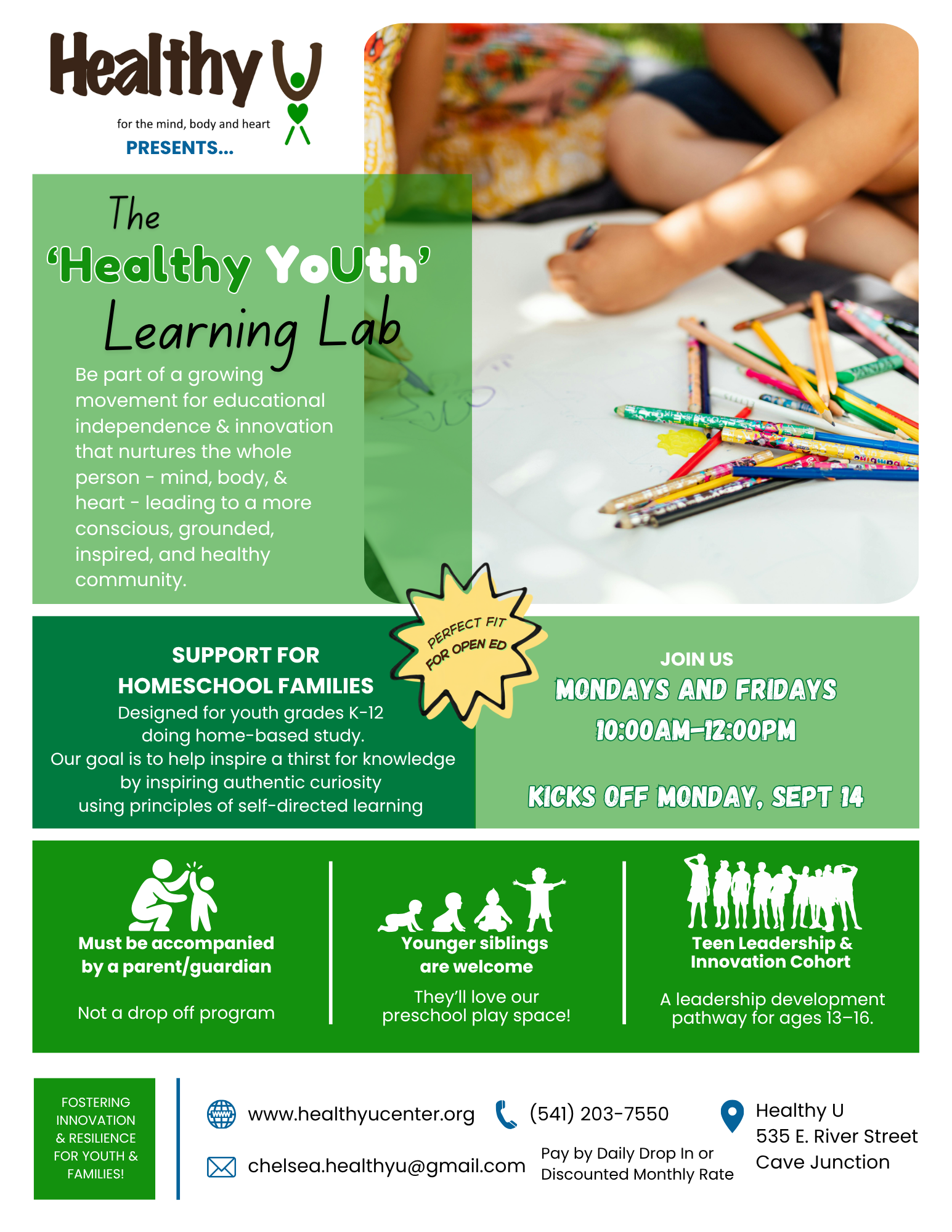 Healthy YoUth Learning Lab