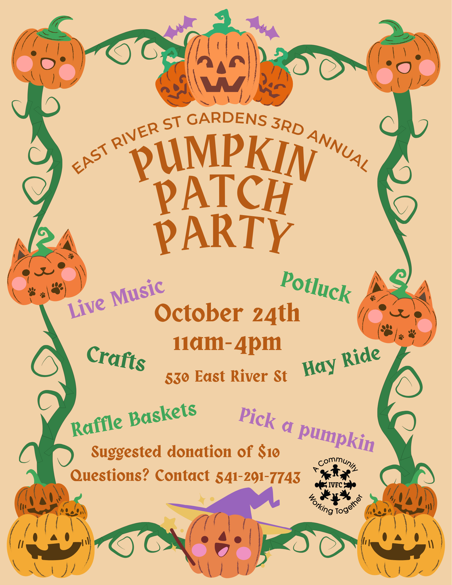 East River Street Garden Pumpkin Patch Party