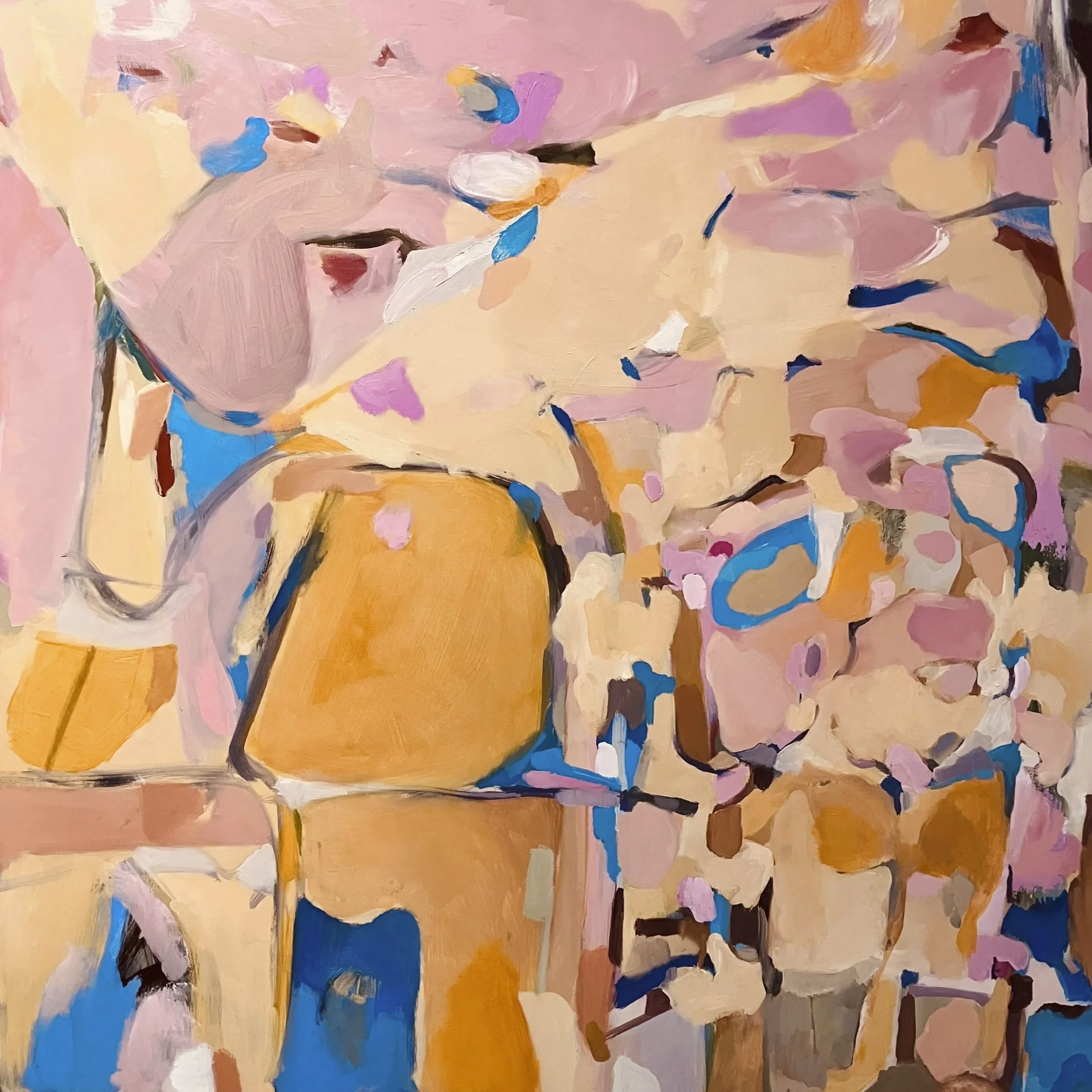 Spring Came Early This Year | 2026 |  24 x 24" | Oil on wood panel 