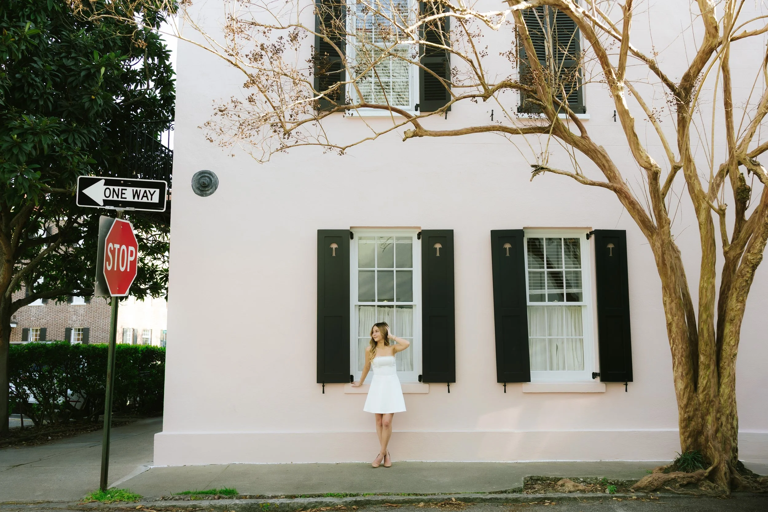 Downtown Charleston Graduation Session