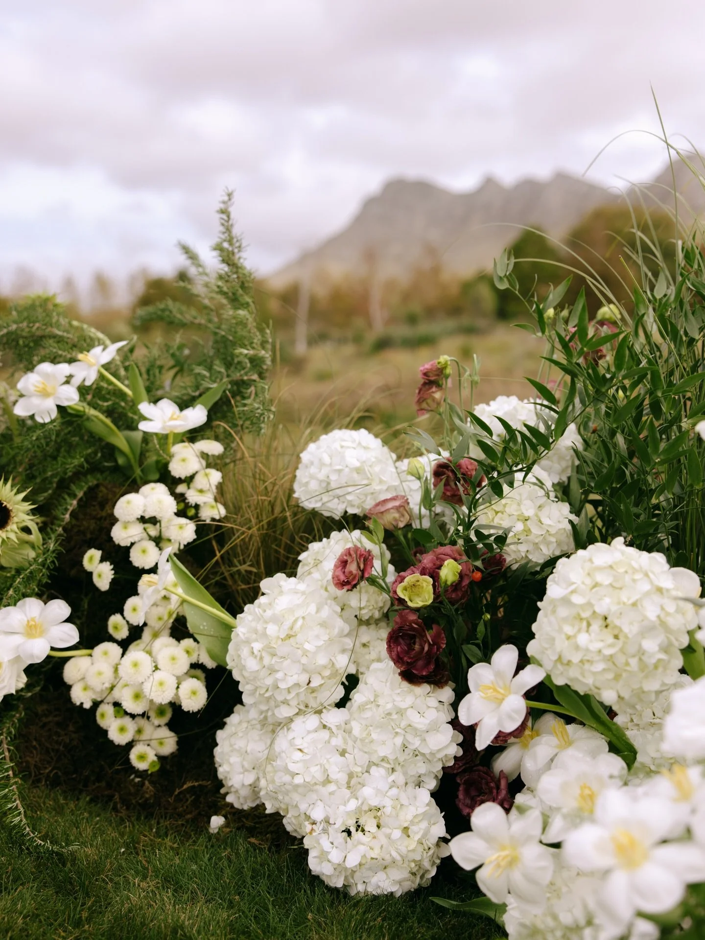The ceremony nest 🌾🍃

Following on from my last post ~ this was the ceremony nest we created at Te Mania, Craggy Range for A&amp;B.

After the vows, we carefully moved it through to the reception and reworked it into the centre of the table, so eve
