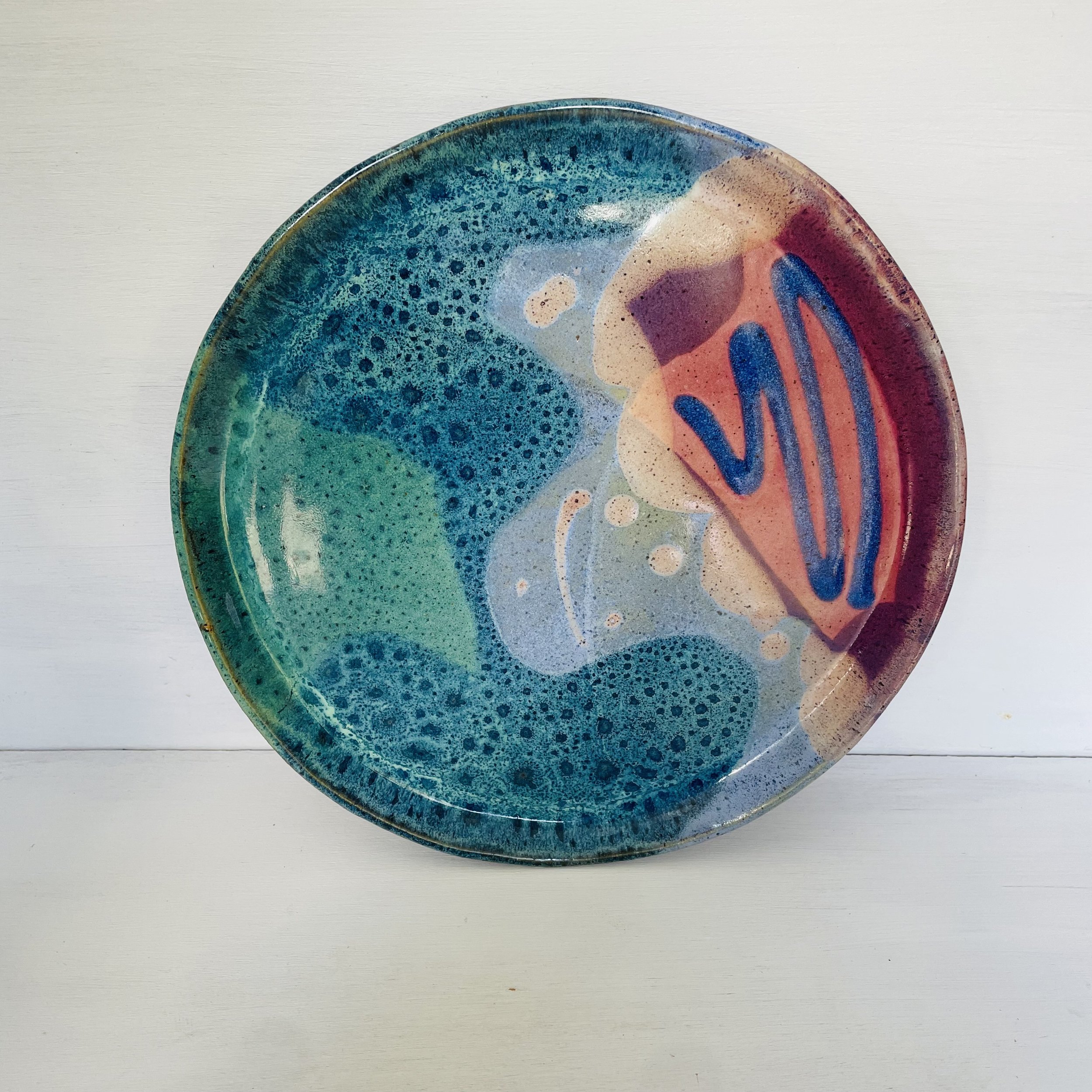 Multicoloured plate/platter