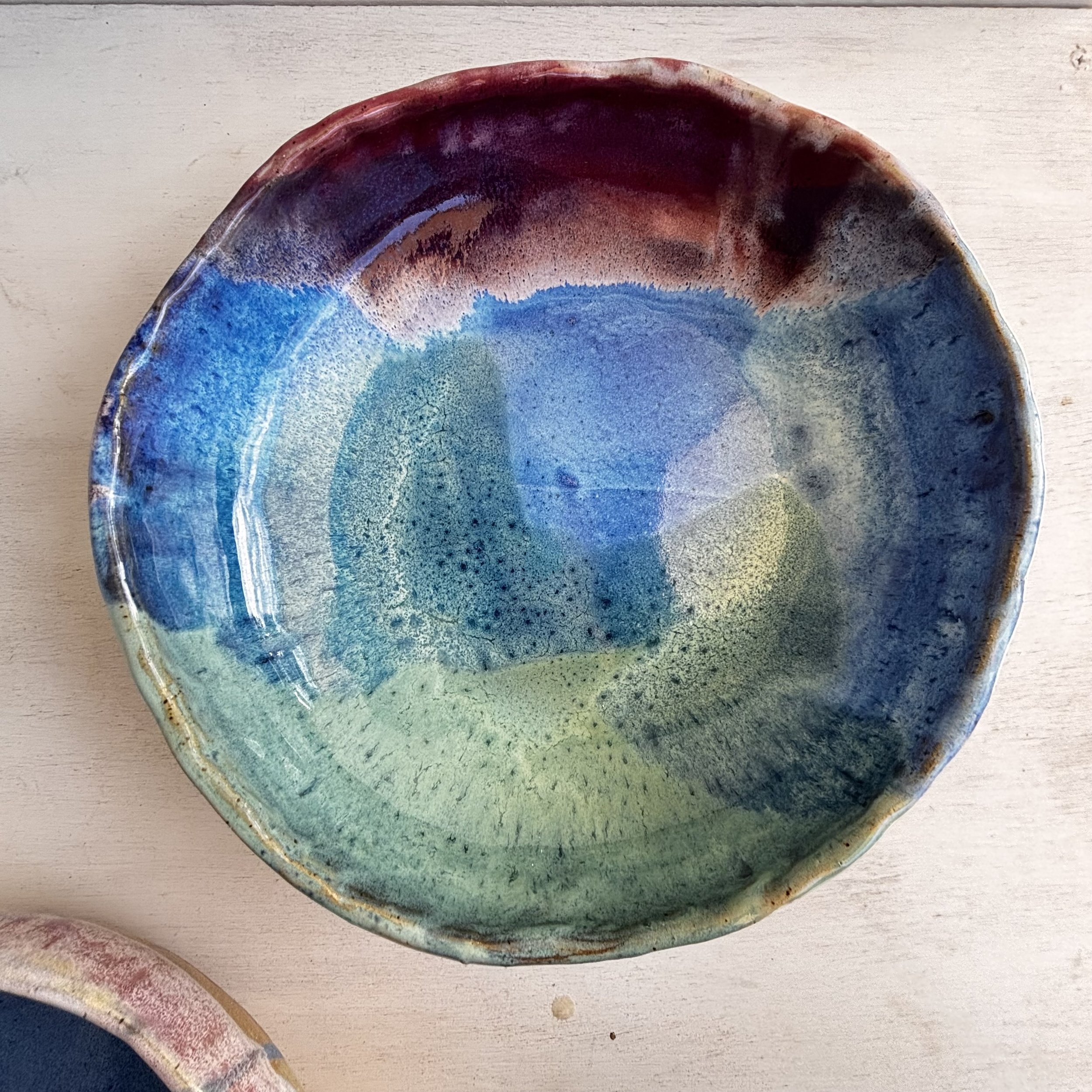 Multicoloured salad bowl