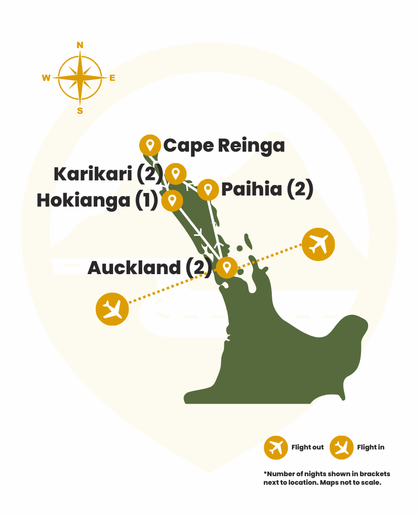 Bay of Islands Road Trip Map