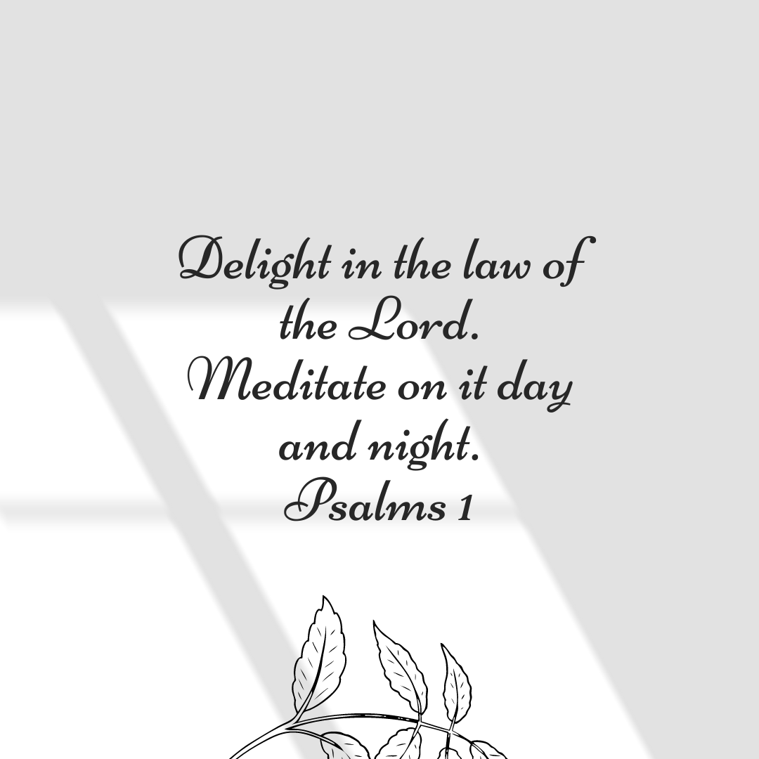 Meditate day and night.