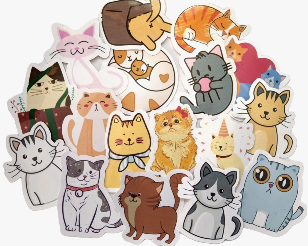 Cat Stickers — Feline Felons Cat Cafe Events