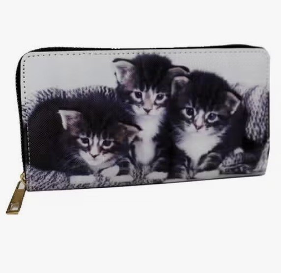 Aphmau Cat Wallet Women Long Zip Wallets Girls Handbag Card Bags purse  wallet | eBay