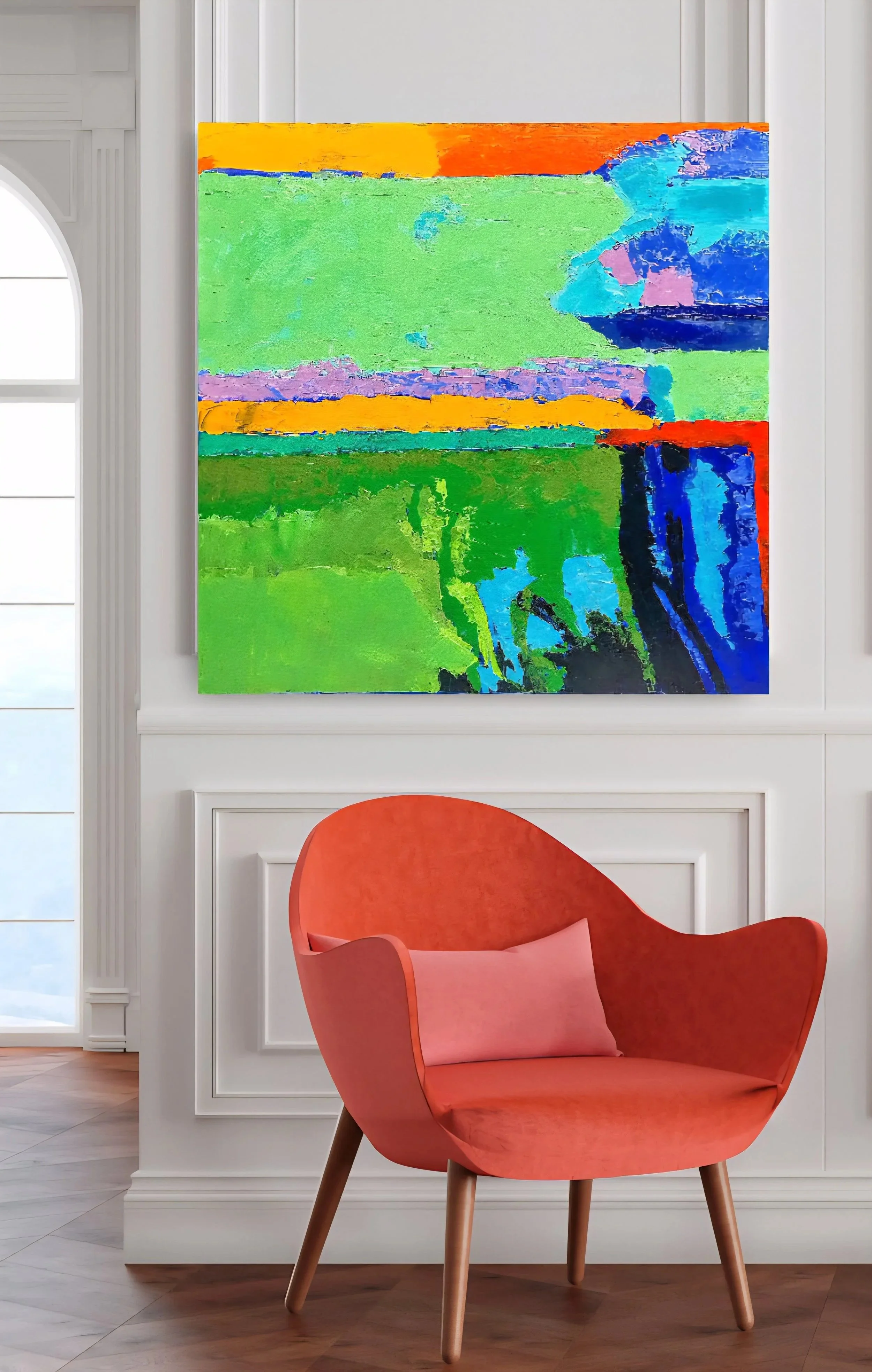 Summer Abstract Series "ROCKPOOL"
