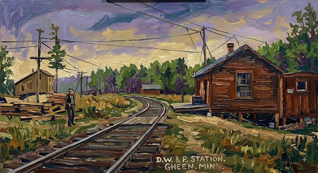 Train Depow Early 1900s