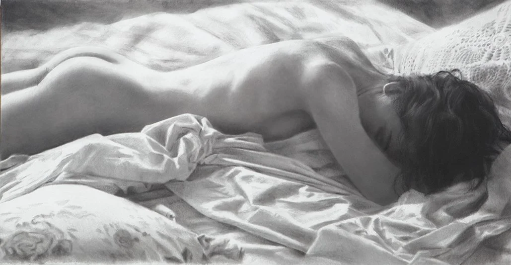 Lazy Sunday Afternoon - 60cm x 30cm in 24K Gold and pure silver