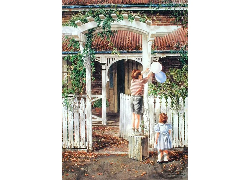 A Special Day - 52cm x 35cm watercolour