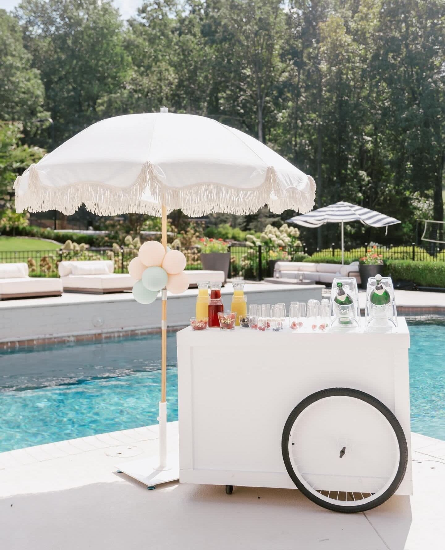 🥂 Hey there! Let's raise our glasses and make a toast to an absolutely fabulous day of bubbly delights brought to you by our bar cart! 🎉🍾🍊 ⁠
⁠
#babyshower #photoop #backdrop #balloondecor #spring #balloons #balloongarland #atlballoons #atlparties