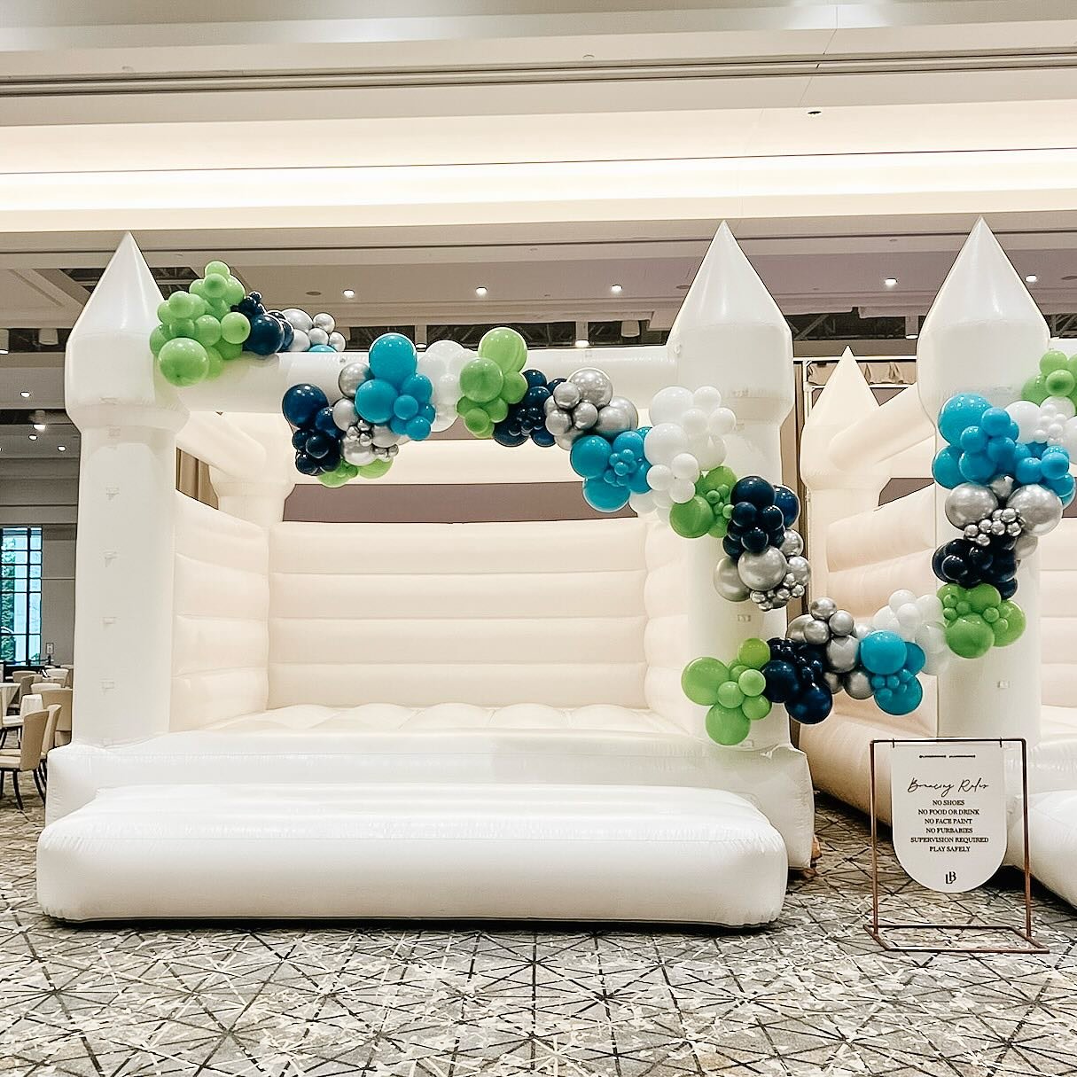 Adding fun to the fun with our colorful balloon garlands ✨⁠
⁠
#eventinspo #eventdetails #balloons #balloondecor #atlballoonartist #atlballoons #atlevents #balloongarland #partyinspo⁠