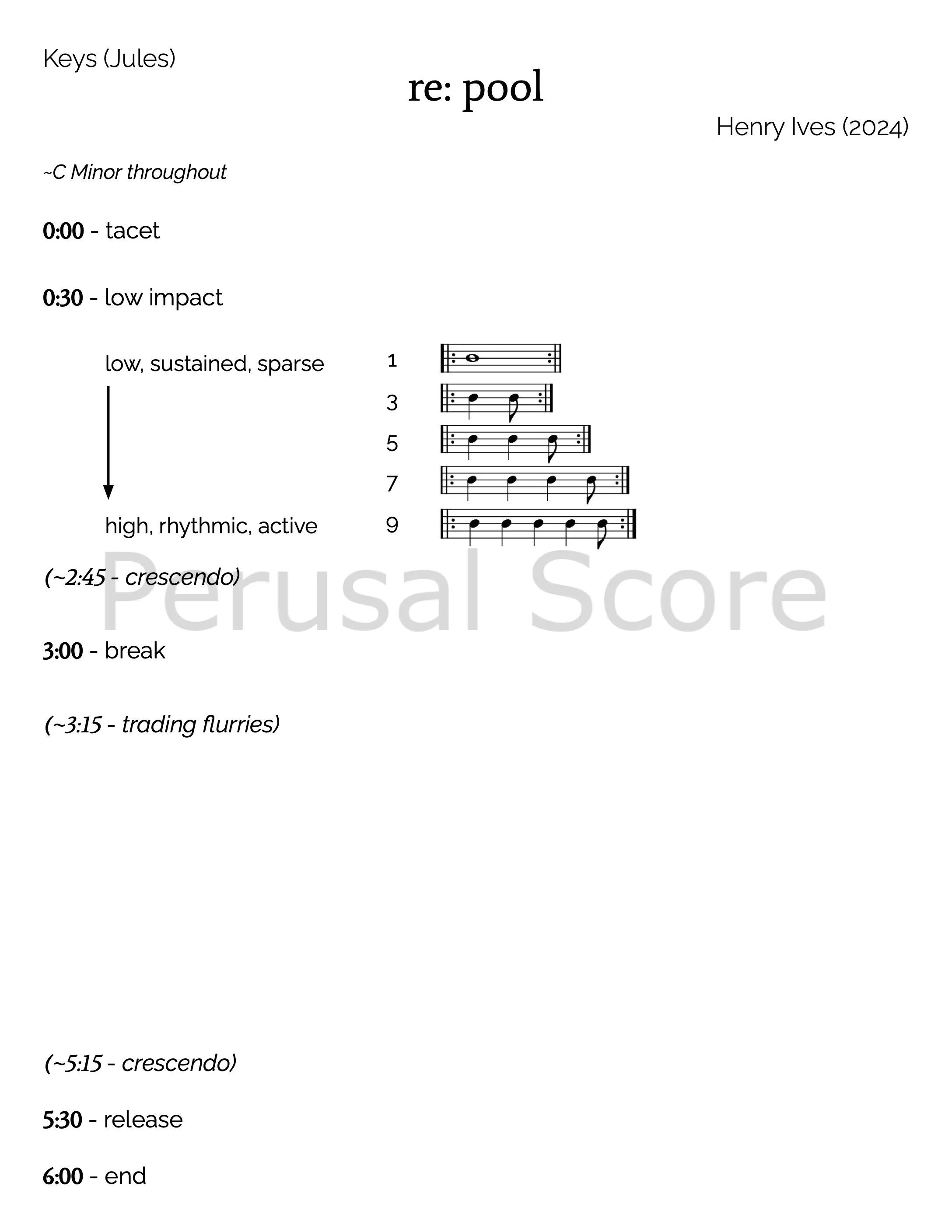 re: pool (2024) — henry ives