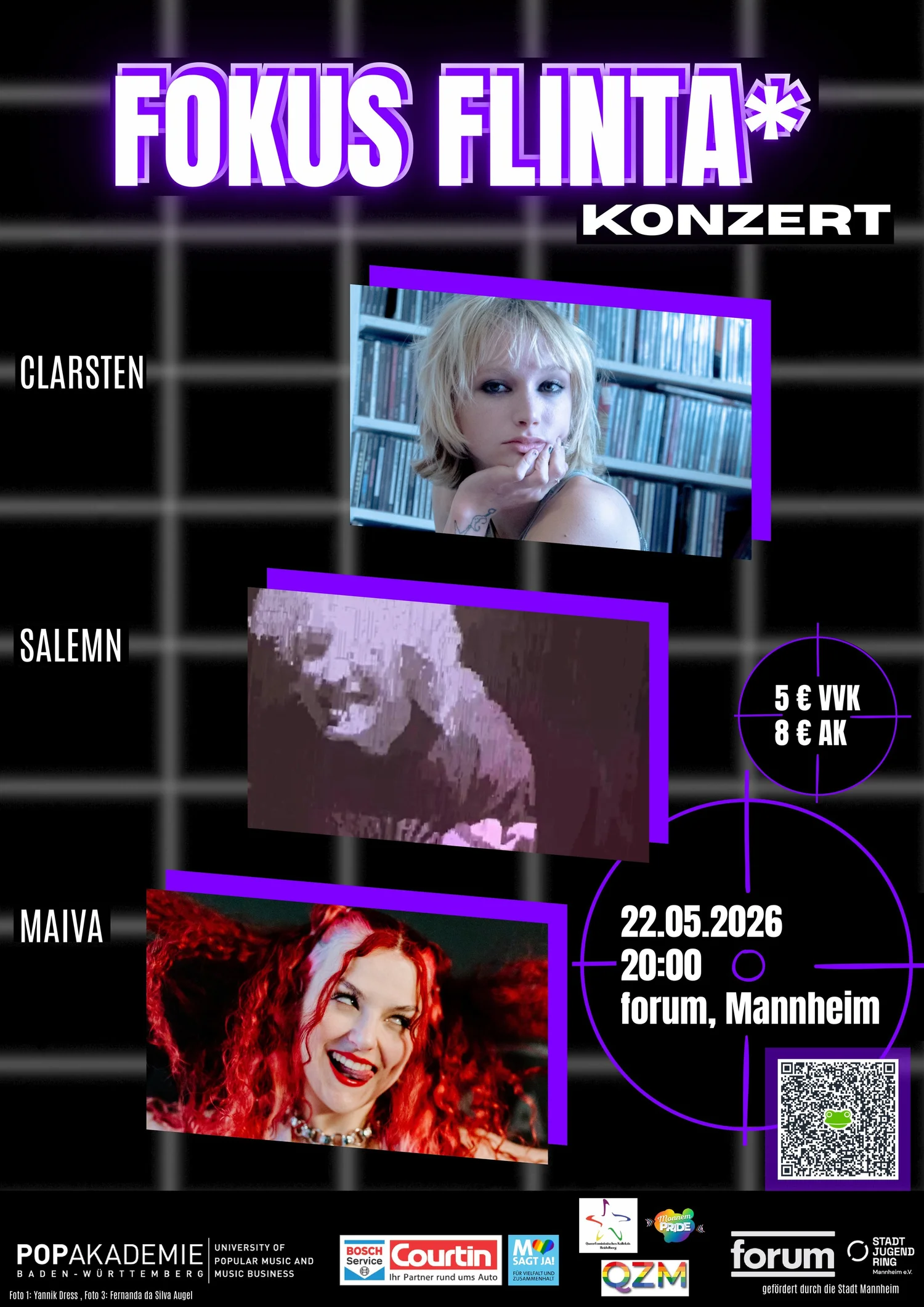 Fokus Flinta* Konzert – Forum Mannheim, 22.05.2026