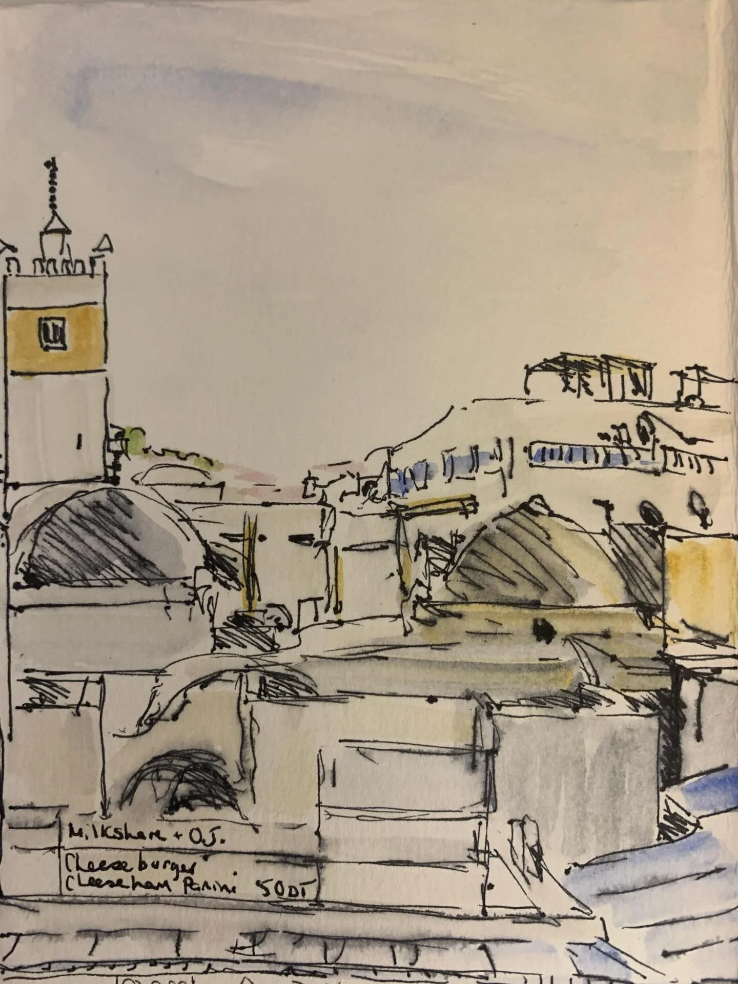 Where in the world am I? #sketching #travel #observation