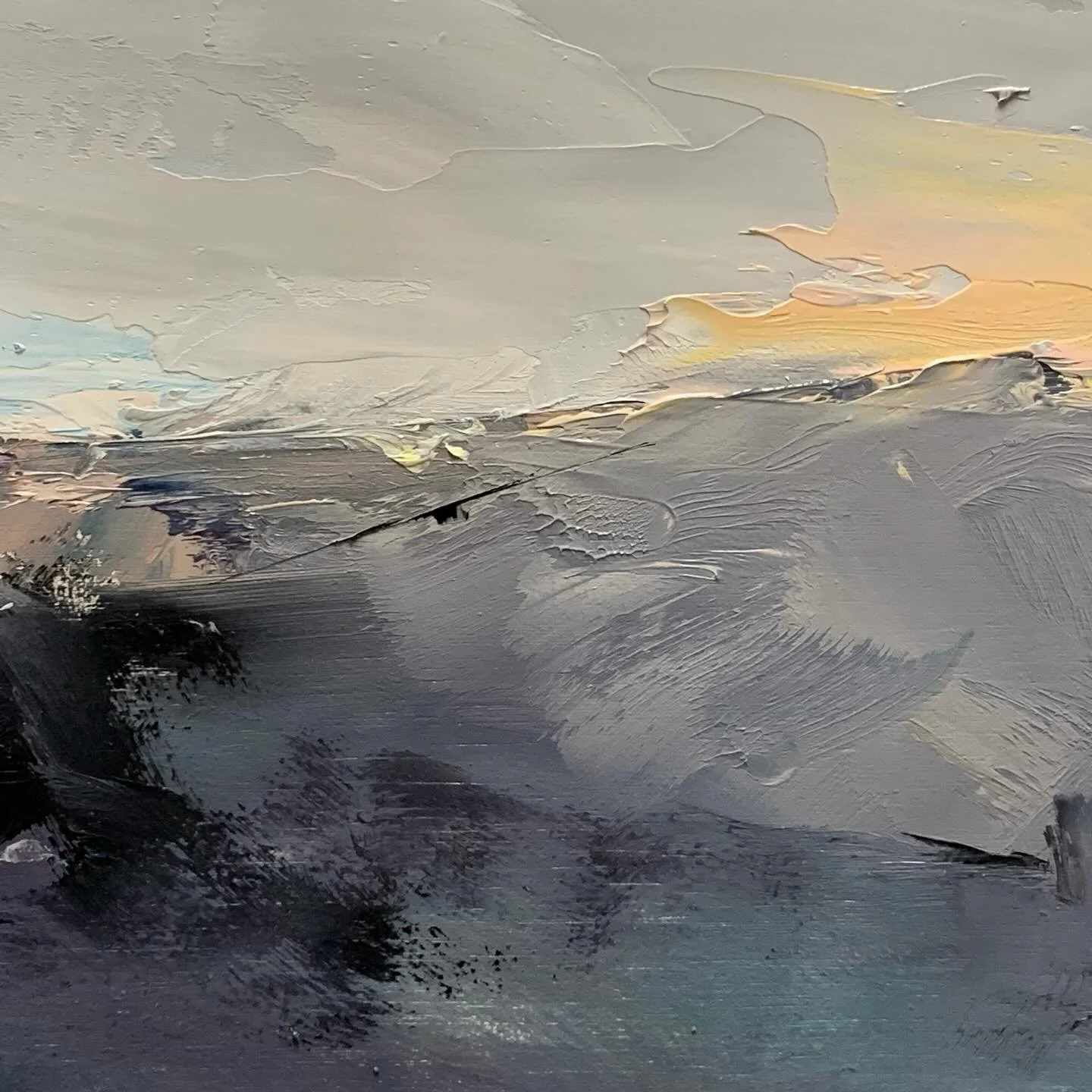 Winter snow paintings. #play #paint #winter #colour