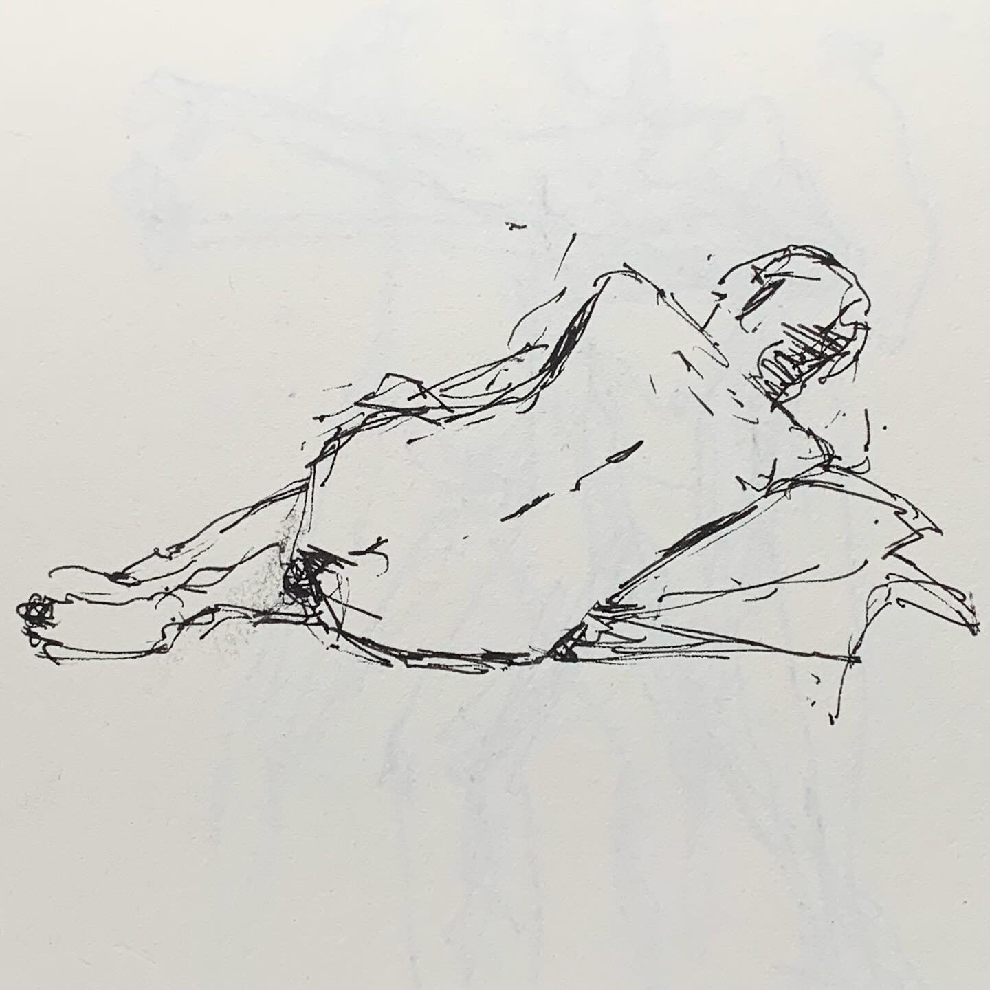 Life drawing @the_dory_gallery #lifedrawing #pen #sketching #observation