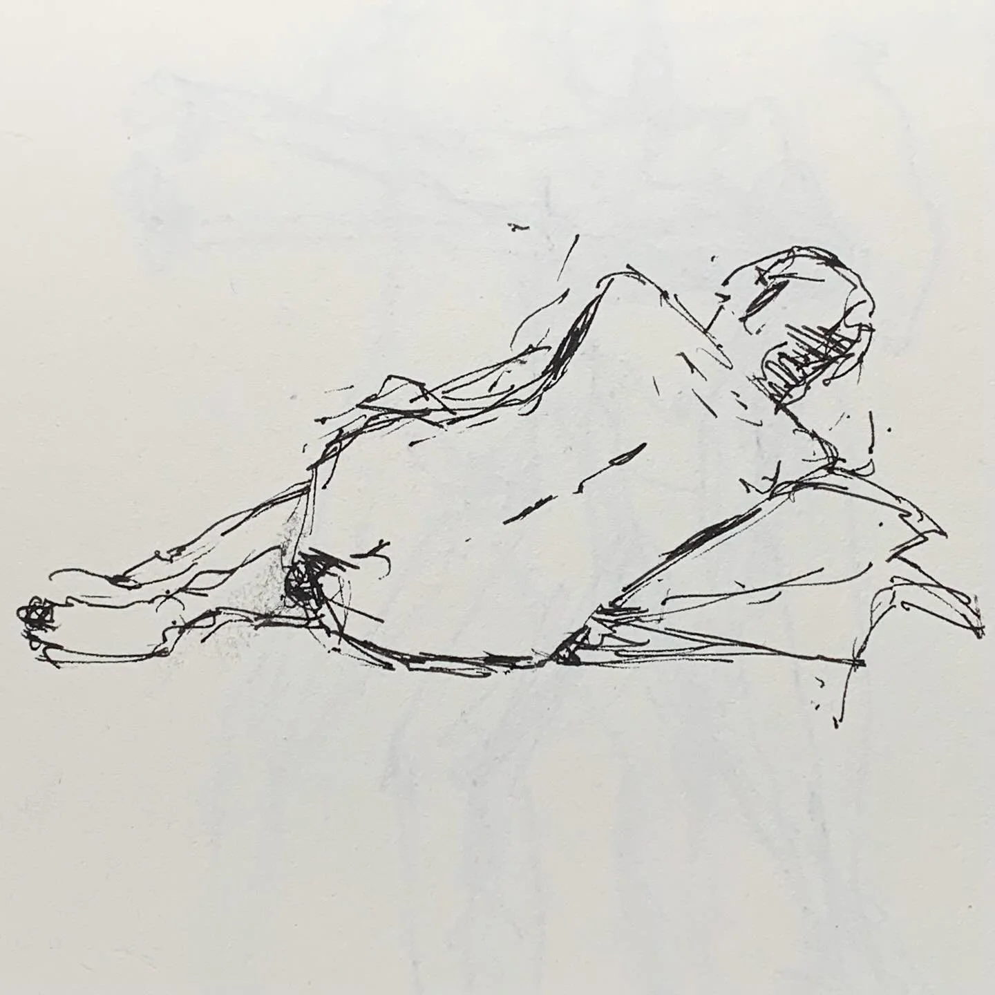 Life drawing @the_dory_gallery #lifedrawing #pen #sketching #observation
