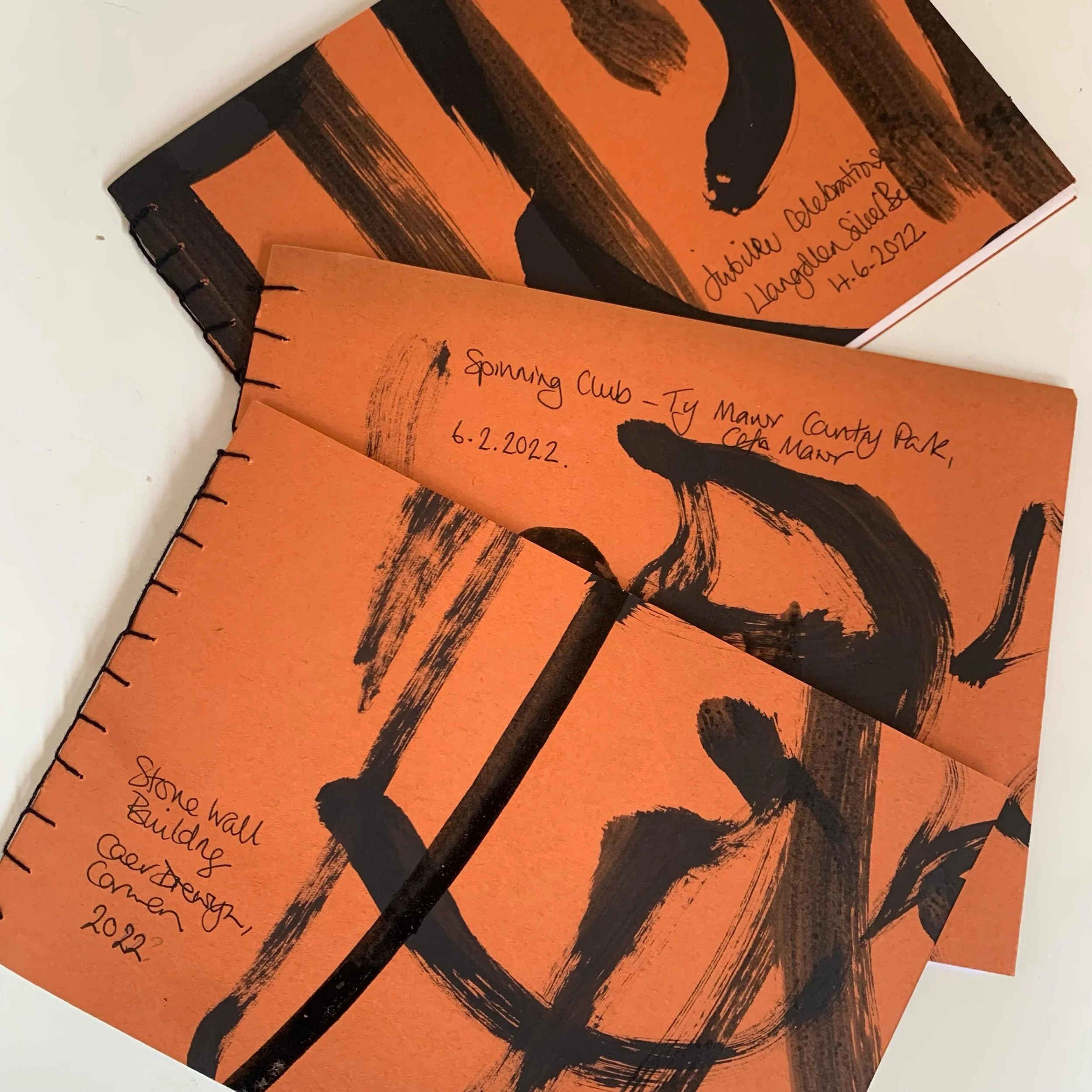 A lovely afternoon earlier in the week stitching selections of sketches into small themed books. #sketchbook #stitching #drawing #homemade