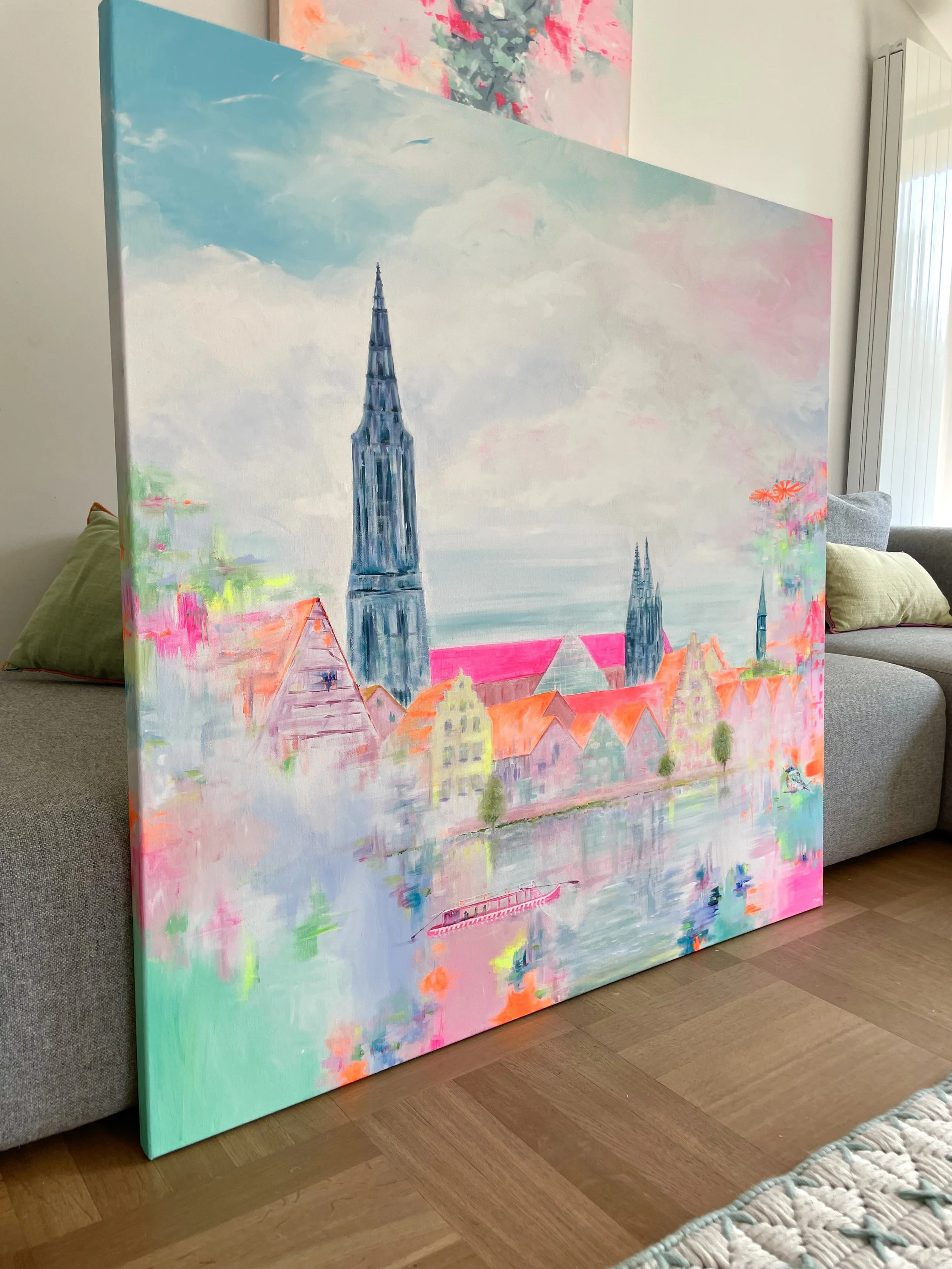 Tina Heller Ulm Skyline art kunst