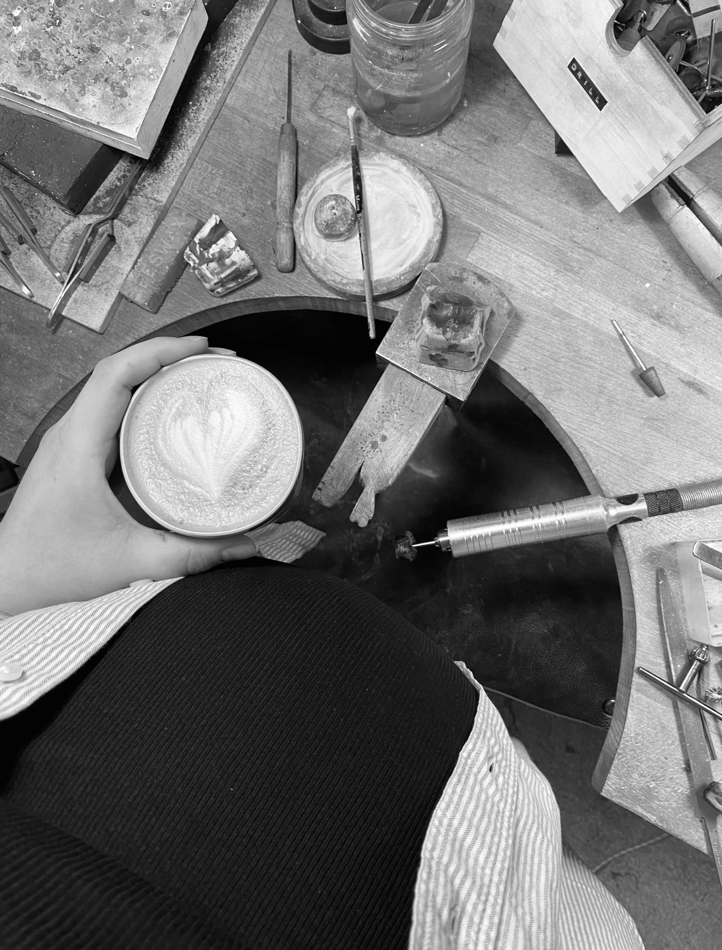 Alongside lots of wedding bands and special commissions, I&rsquo;ve been working on quite a big secret project this year&hellip;

Our TWIN girls are arriving in the summer, and I&rsquo;ll be stepping away from the bench for a while &hearts;

I&rsquo;