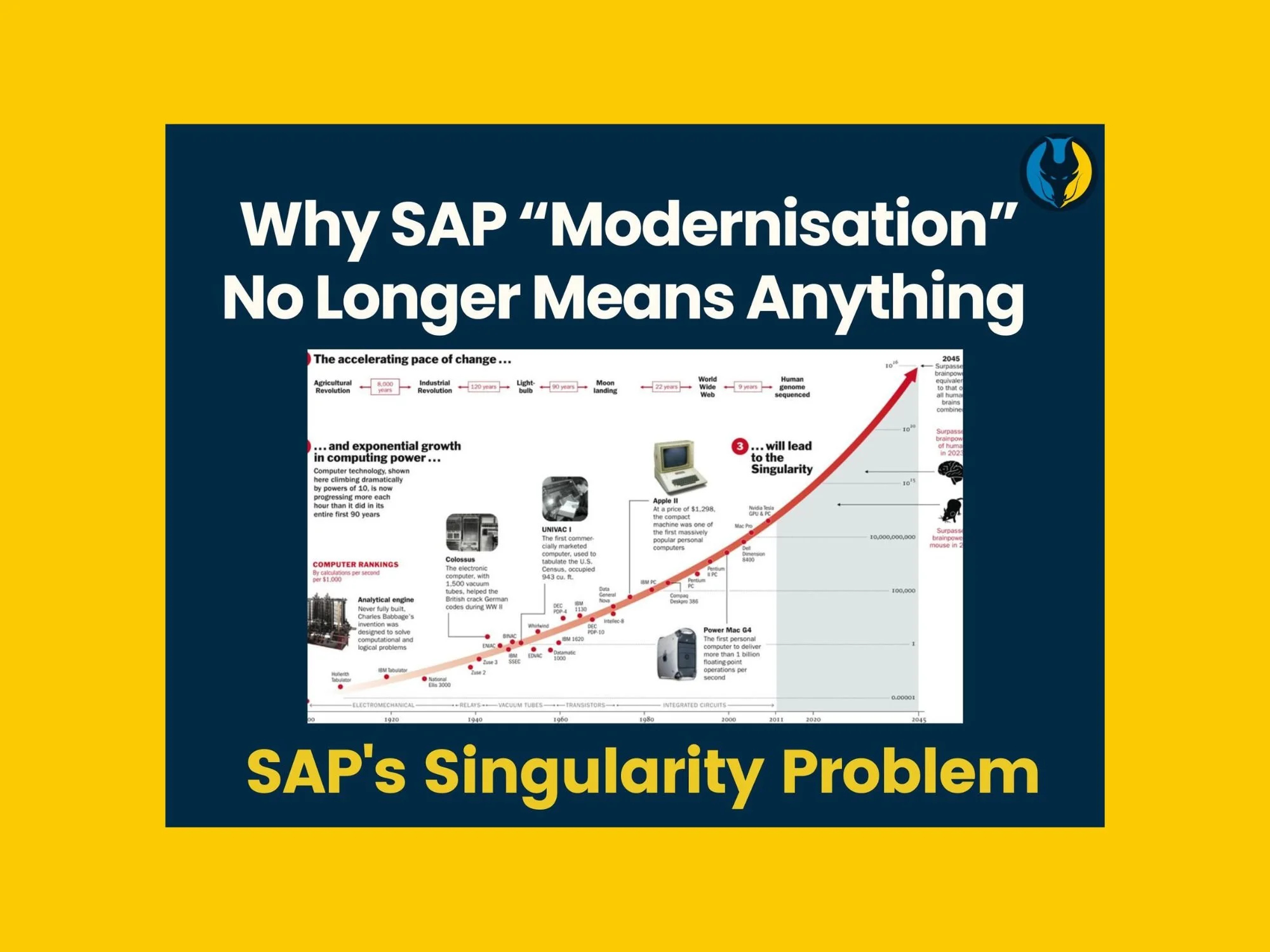 Why SAP “Modernisation” No Longer Means Anything - SAP's Singularity Problem