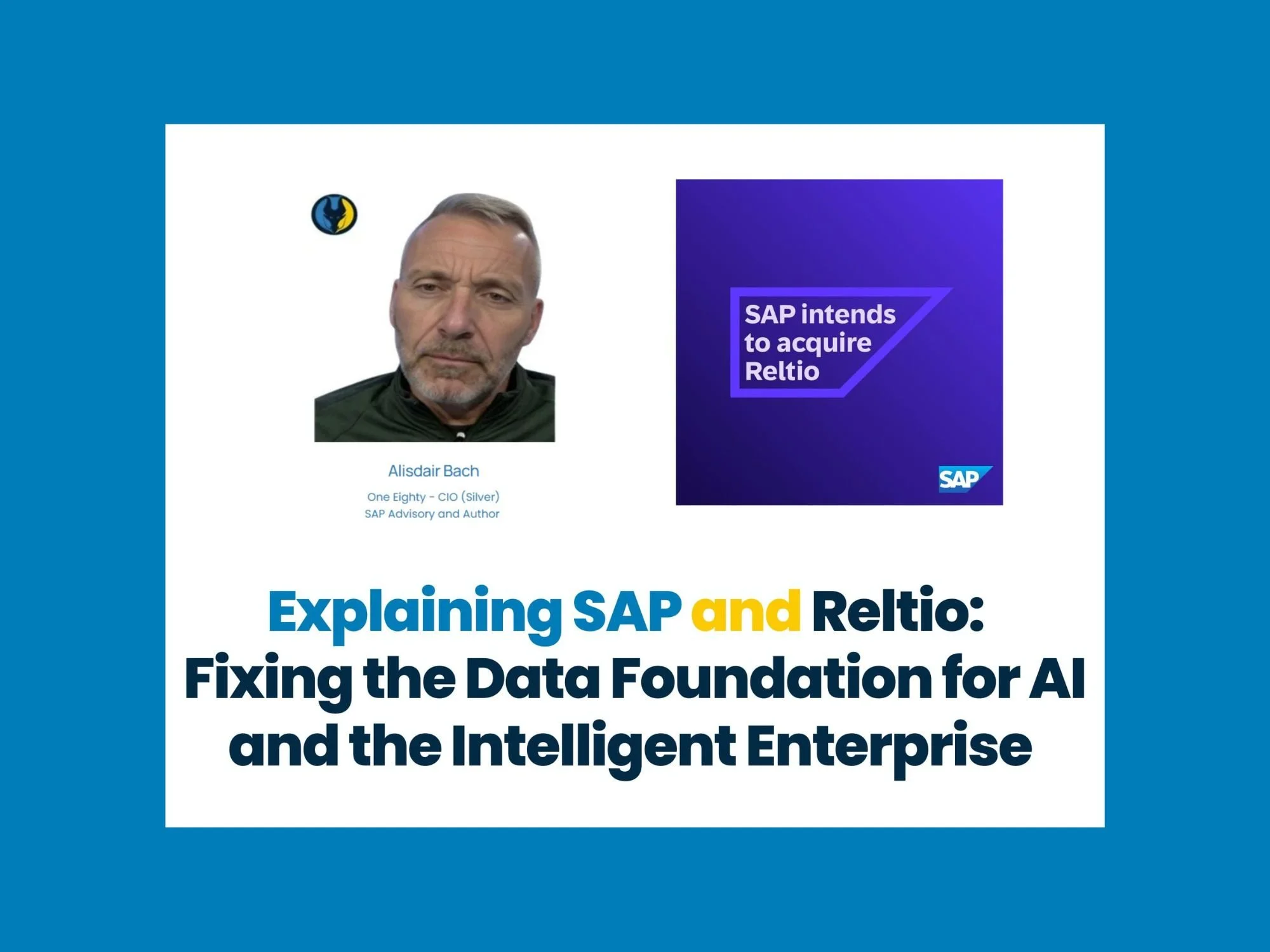 Fixing the Data Foundation for AI-Driven SAP Enterprises
