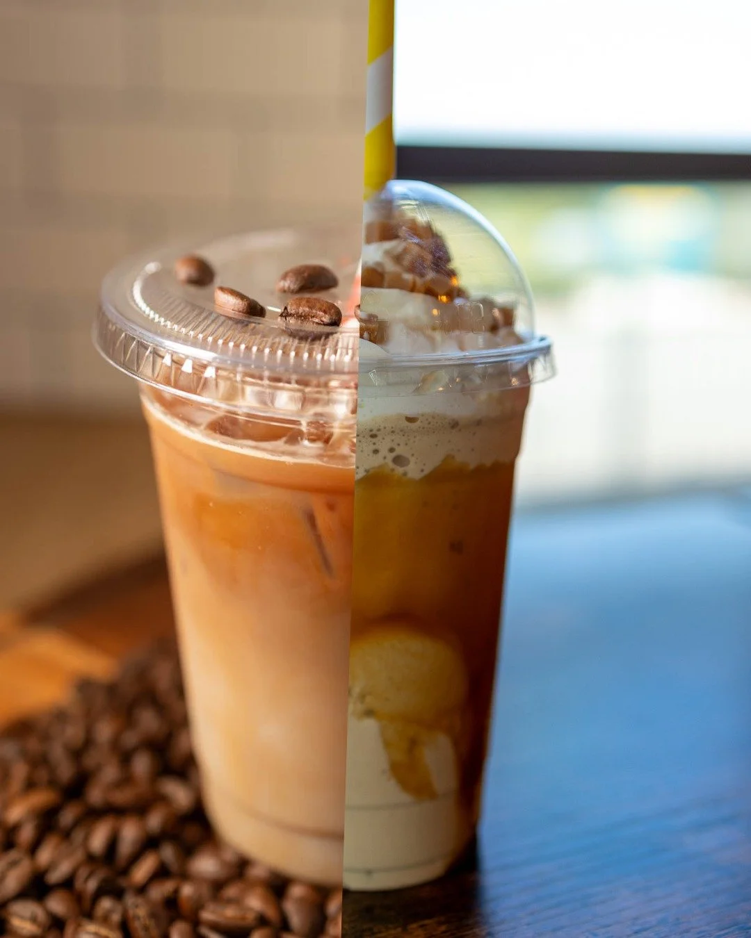 How about a little bit of an education post for you all...

Did you know there is a huge difference between an Iced Latte and a Frappe? 

When you order an Iced Latte, you are essentially ordering a cold milk based coffee over ice...Usually sweetened