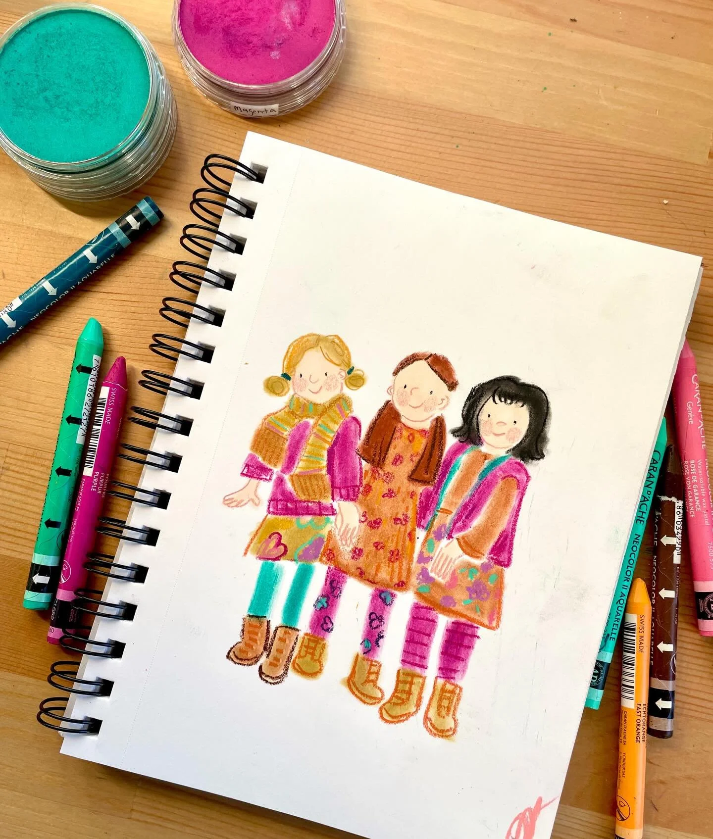 As a part of my New Years goals, I have given myself the daily task of sketching for 1 hour every morning before starting my work. 
I have given myself this goal, because not only do I want to develop skills with a daily practice, but I also want to 