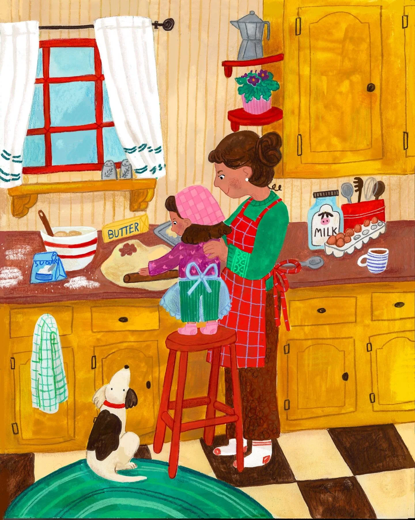 Had some time in between book projects this week to do a little personal work. 

#childrensbookillustrator #illustration #illustrator #gouache #kidlitartist