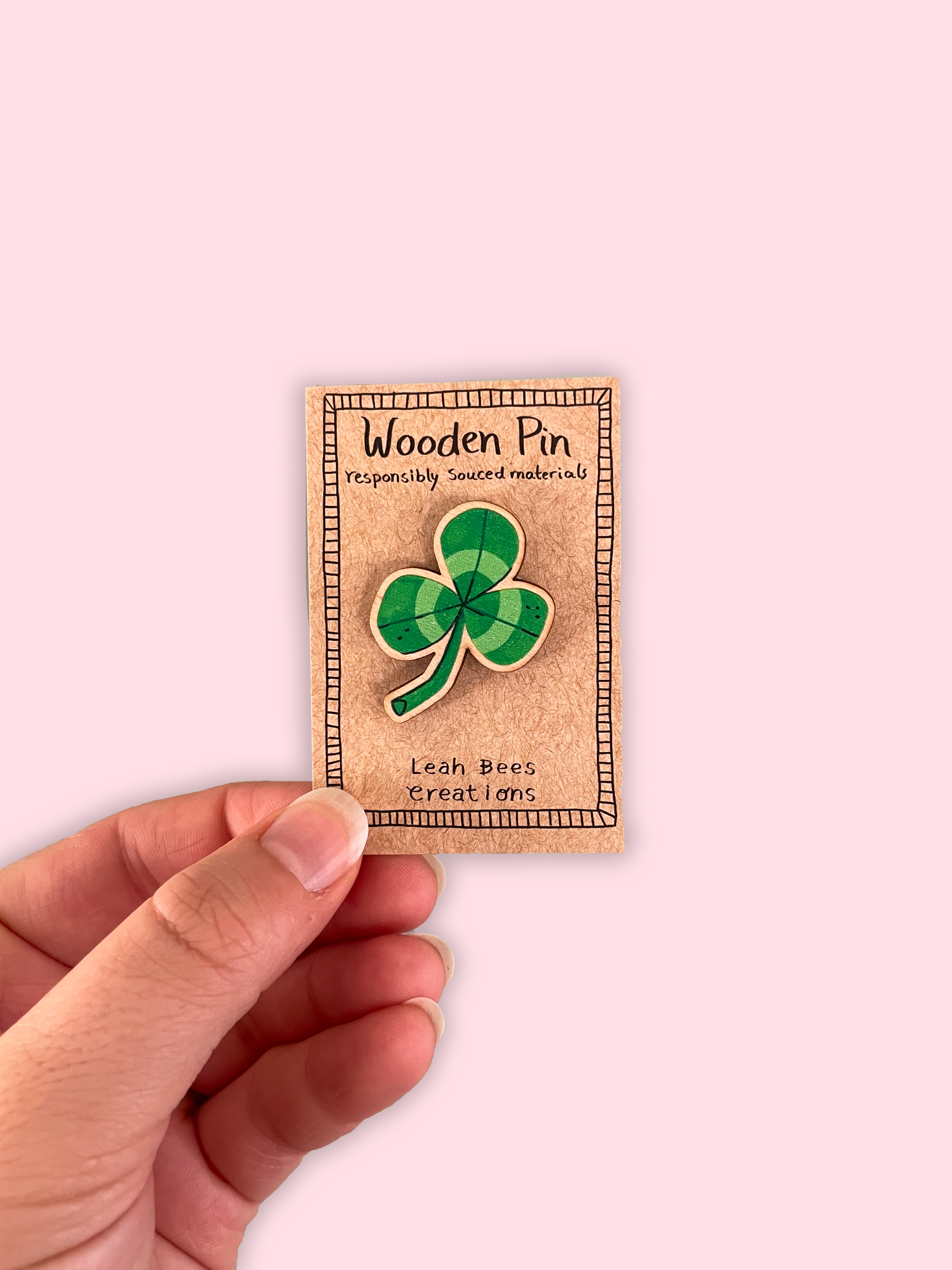 Clover - Wooden Pin