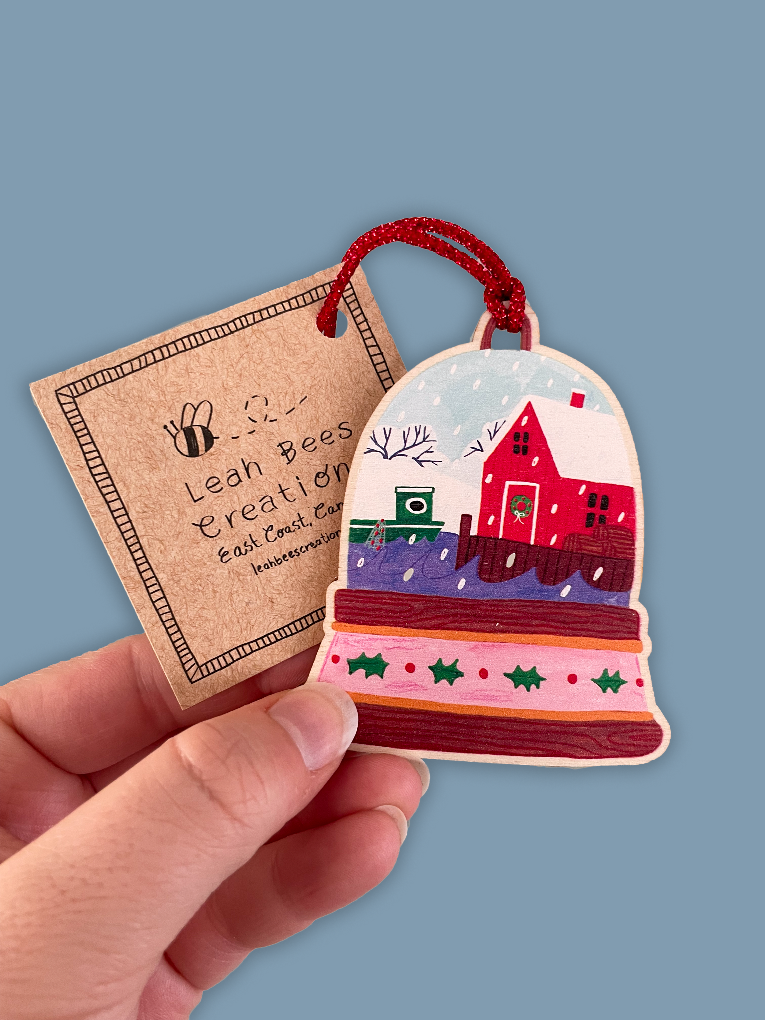 Snow Globe - Christmas tree ornament