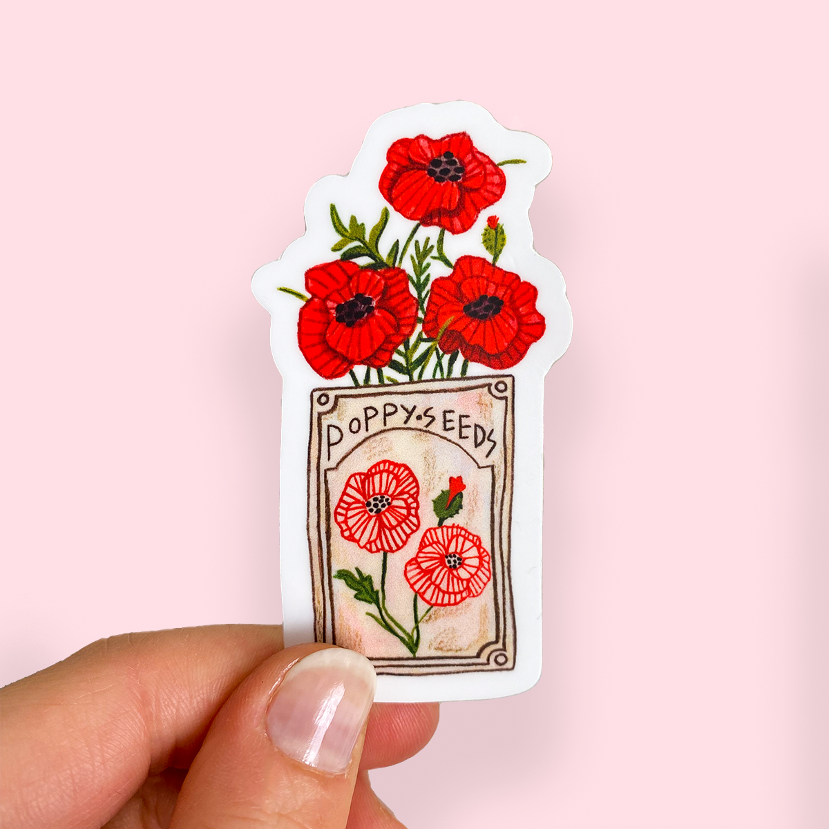 Poppy Seeds— Vinyl Sticker