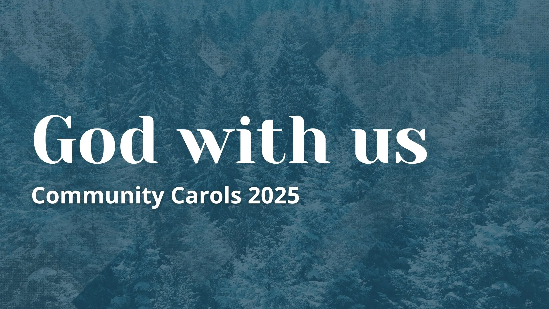 Community Carols: God With Us