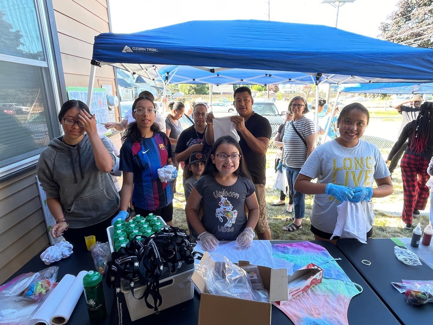 Our tie dye event last Friday was a huge success! We loved watching your creations come to life and had a great turnout of forty-three  community members. Enjoy your groovy t-shirts and tote bags all summer long! 

#tacomanonprofit #pcctacoma #peacec