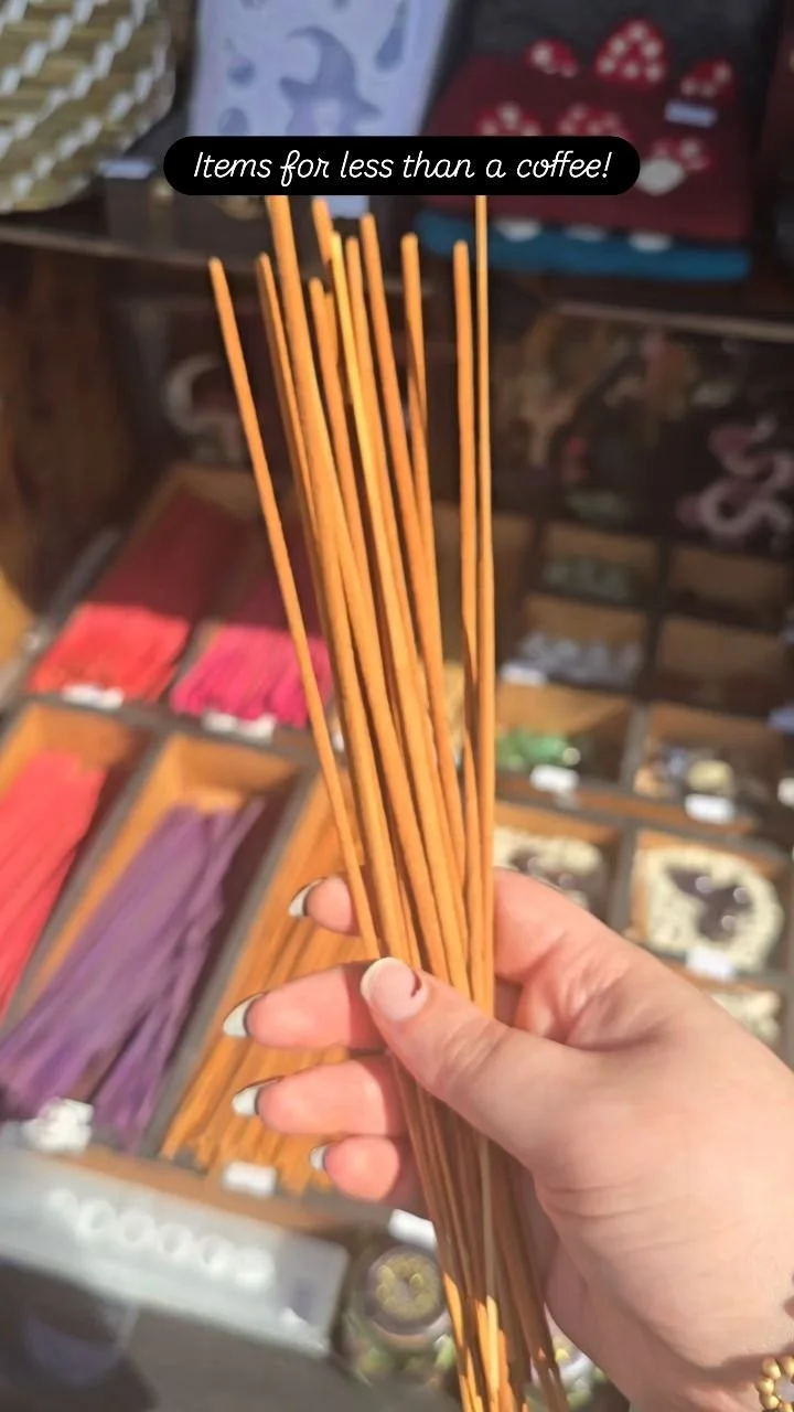 Our witchy wares that cost less than a coffee!
We occasionally get comments saying that our items are 'expensive', not understanding that we are a micro business with handmade, ethical, and sustainably made items...
#witch #witchcraft #wicca #pagan