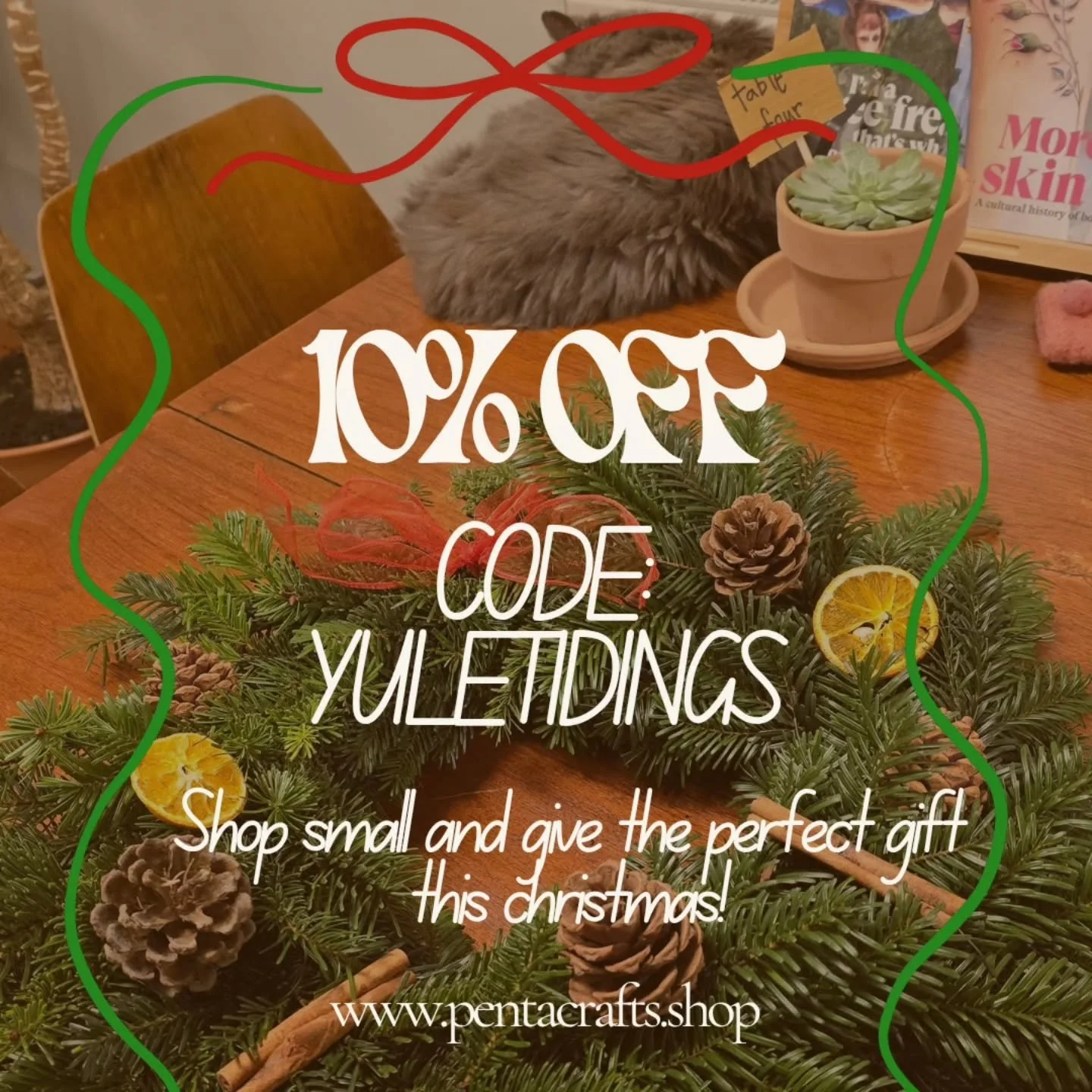 Shop small and get the perfect Christmas gifts with 10% off your entire order, AND free shipping for orders over &pound;20! (Until the 15th December).
Winter is a tough time of year for small buisnesses, and getting gifts from small businesses helps 