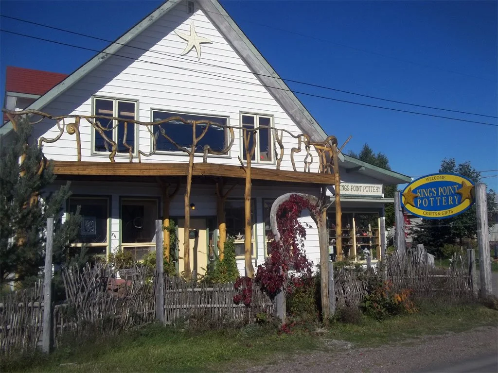  King's Point Pottery  
 Gallery and retail shop   

Award winning craft makers, Linda Yates and David Hayashida, (partners in work and life) are a creative team collaborating on every aspect of making pottery in a rural setting.