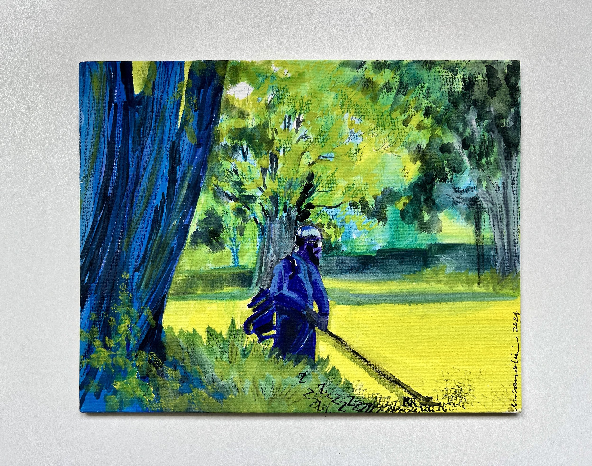 SRRR, 20 x 25 cm, Mix media on canvas, 2024
