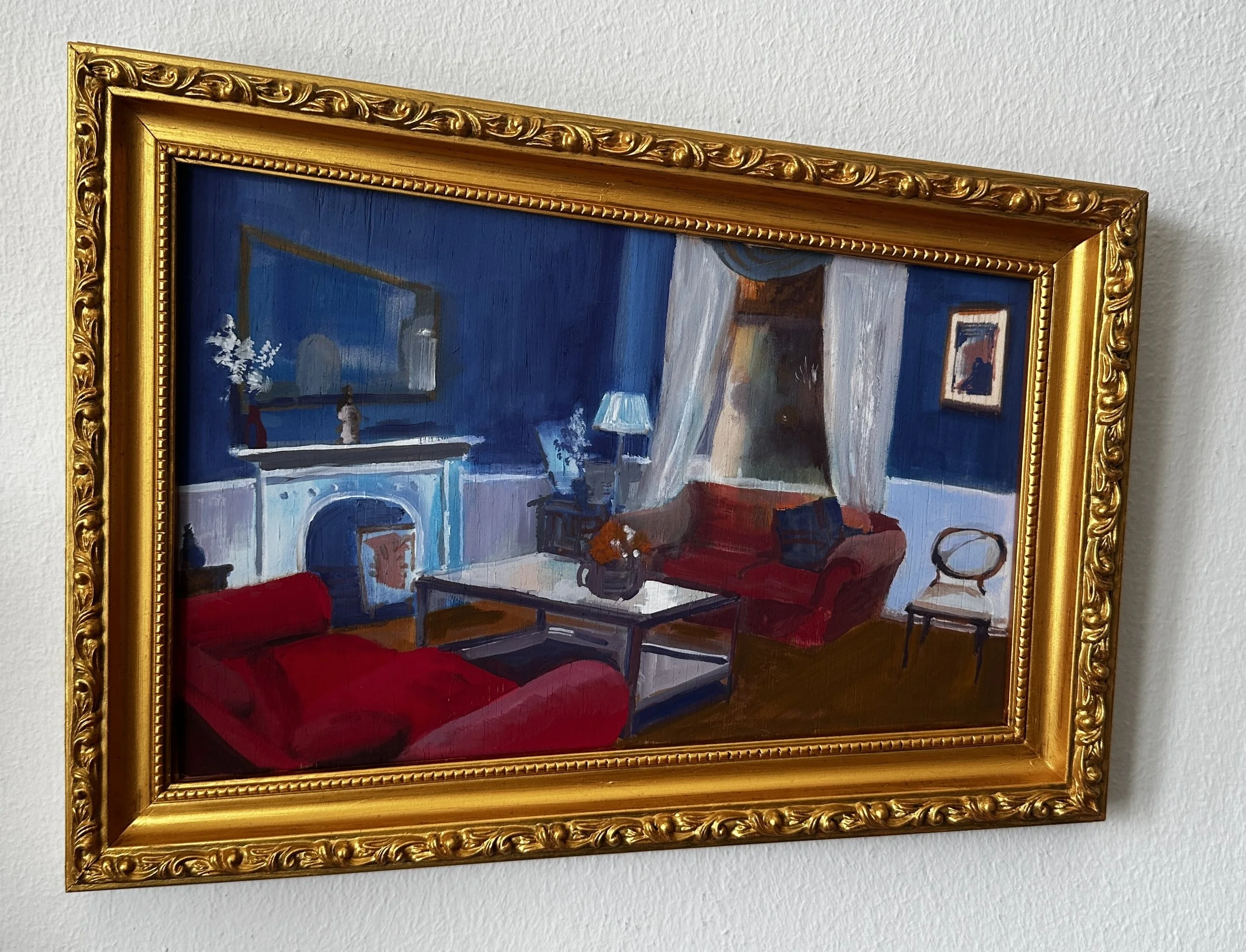 bed and breakfast, 2025, 18x25x13cm, casein on wood.jpg