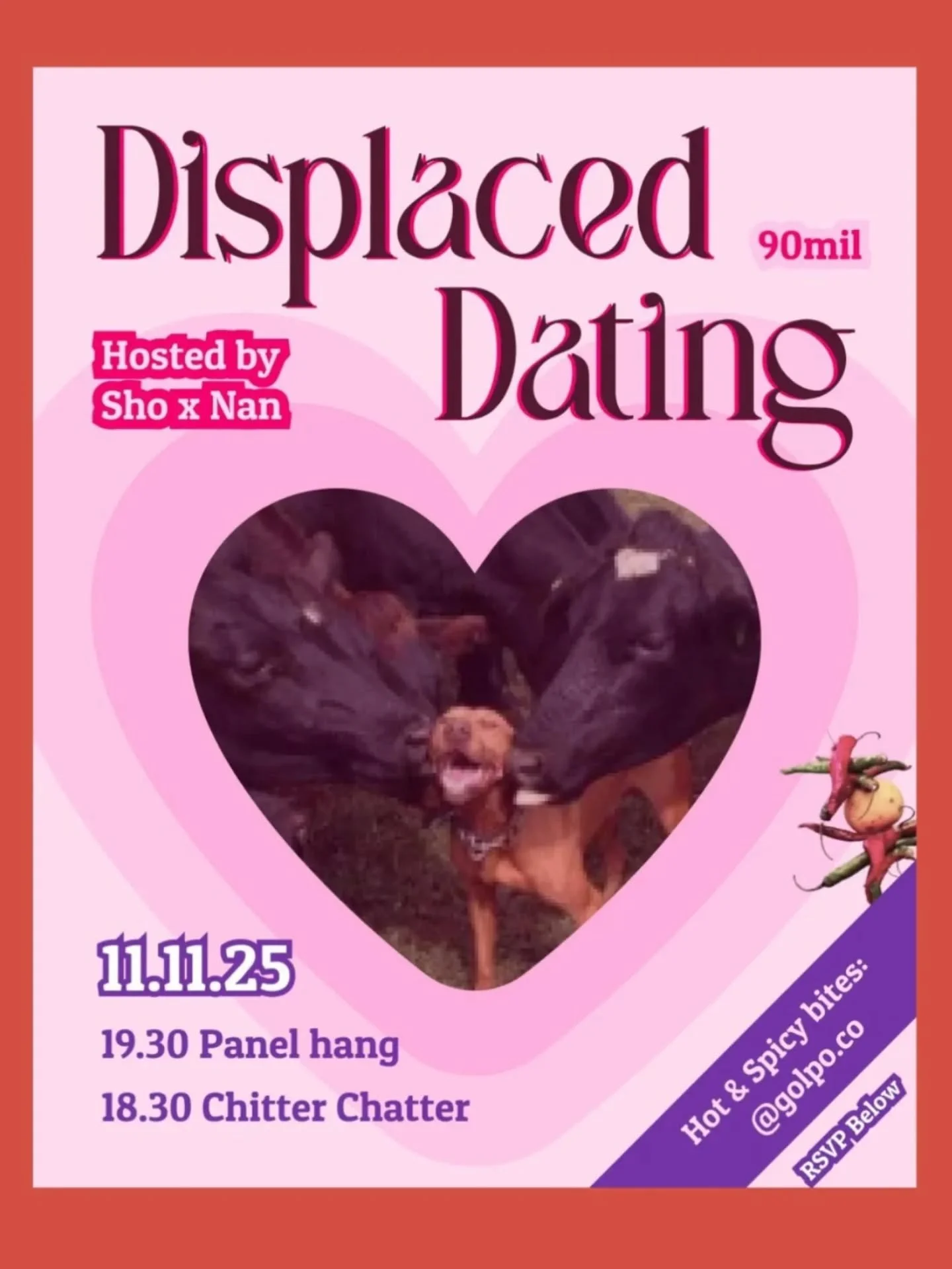 Displaced Dating, but through food.

The menu tonight wasn&rsquo;t born in the city of Kolkata, India. It arrived to the city of Joy, like so many of us did. (Berlin)

Carried by migrants, cooks, and colonisers. Adapted, resisted, retold.

The beetro