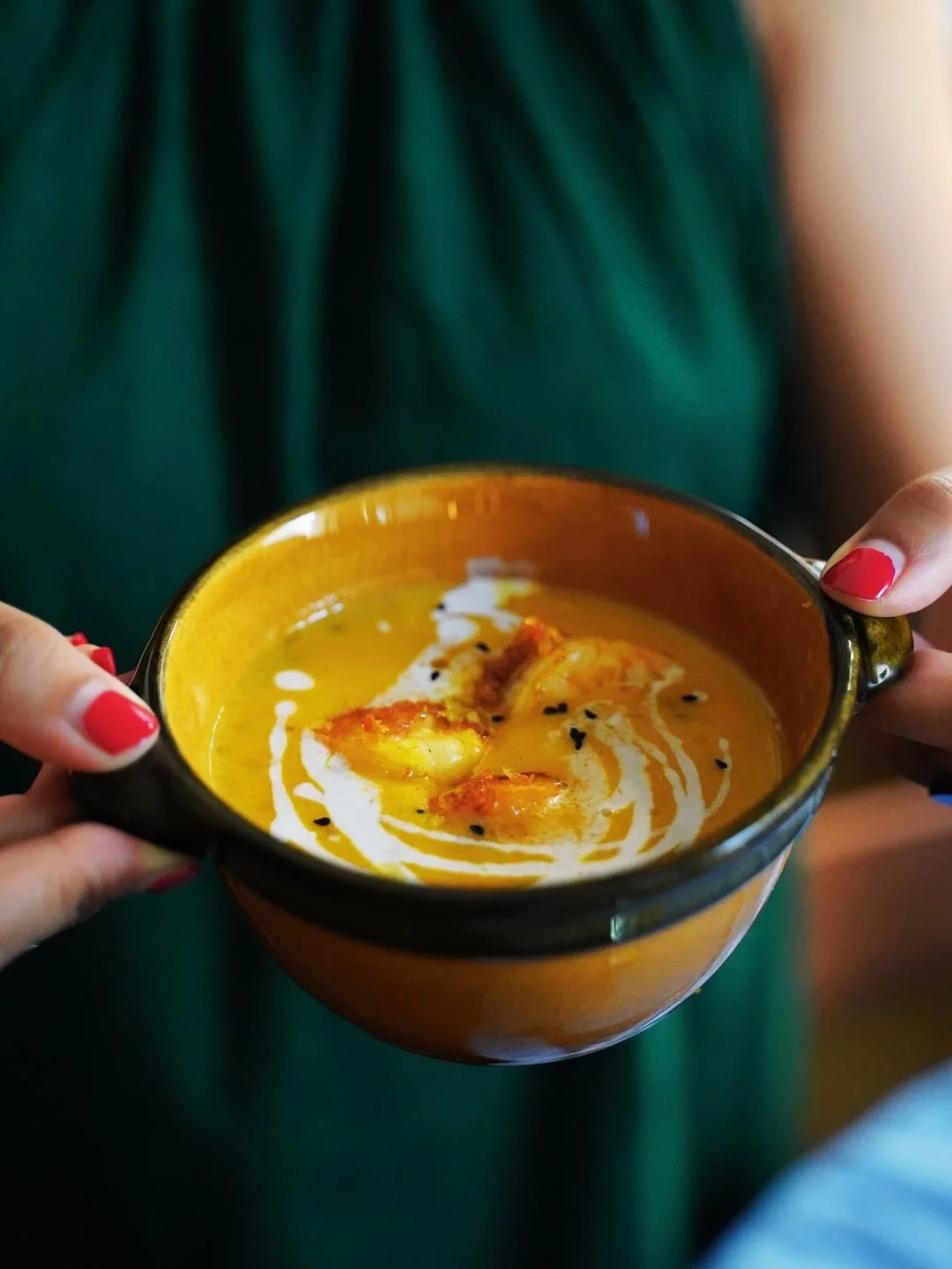 কুমড়ো আলু চিংড়ি &middot; Kumro Aloo Chingri

Every Bengali knows this dish &mdash; kumro aloo chingri.
It&rsquo;s the kind of meal that instantly feels like home.
Sweet pumpkins, waxy potatoes, a handful of prawns, and that unmistakable kick from m