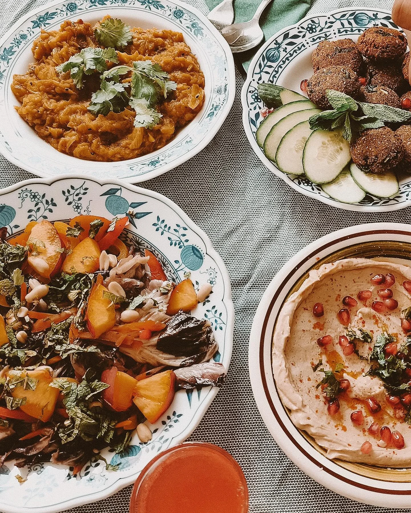 This brunch was basically one of those MasterChef challenges. 

Surprise ingredients from the fridge and pantry. And me trying to making it work without shopping. 

So, Begun Bharta or Bengali Baba Ganoush. Mashed aubergine got paanch foron, mustard 