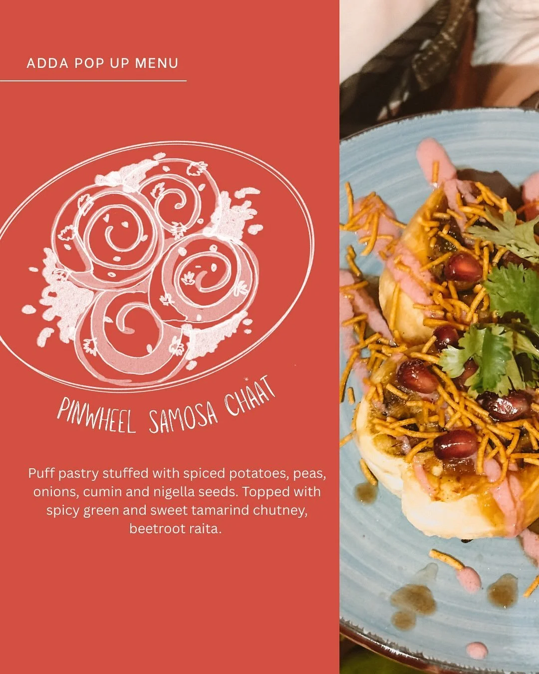 I grew up eating Shingara&mdash; the flaky, potato-filled pyramids from sweet shop counters in my neighbourhood. Served with tangy spicy tamarind chutney. 
This was a go-to evening snack for us and often when we would visit someone in the evenings. 
