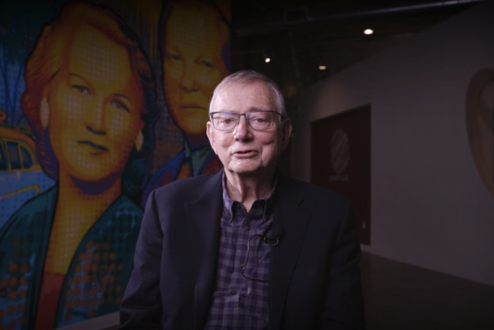 Screenshot of video address by Ralph Peer II