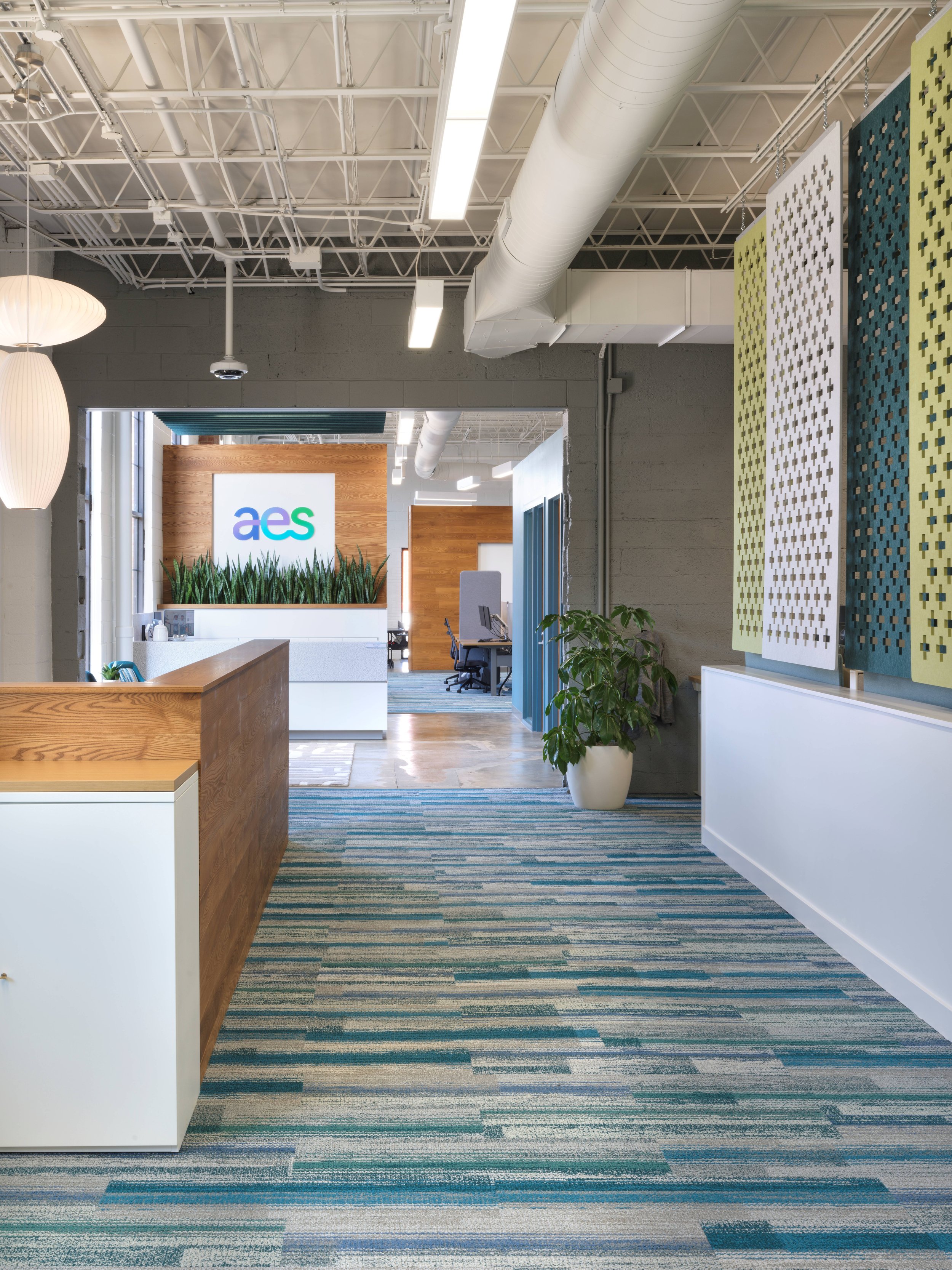 AES Clean Energy interior from smbw, a Richmond architecture and design firm.