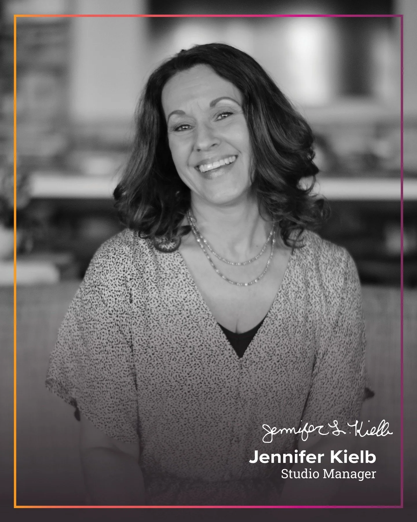 This month, we're celebrating Studio Manager Jennifer Kielb's anniversary with the studio. 

During her time with the studio, Jen has been a creative, resourceful, and flexible member of the team who is able to adapt to changing priorities, maintain 